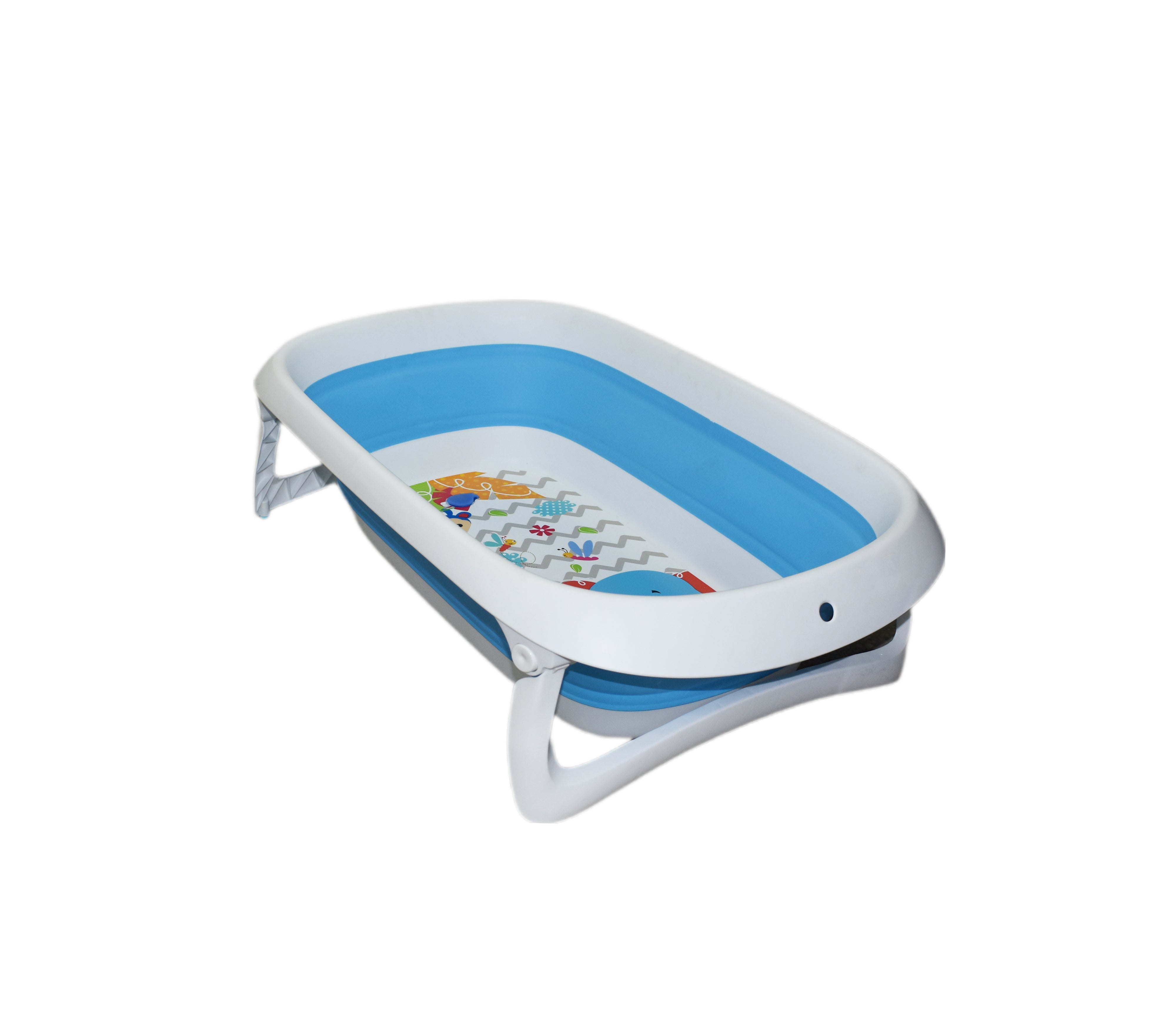 Foldable Baby Bathtub for Newborns & Infants - Portable Bath Tub for Travel, Home & Outdoor Use