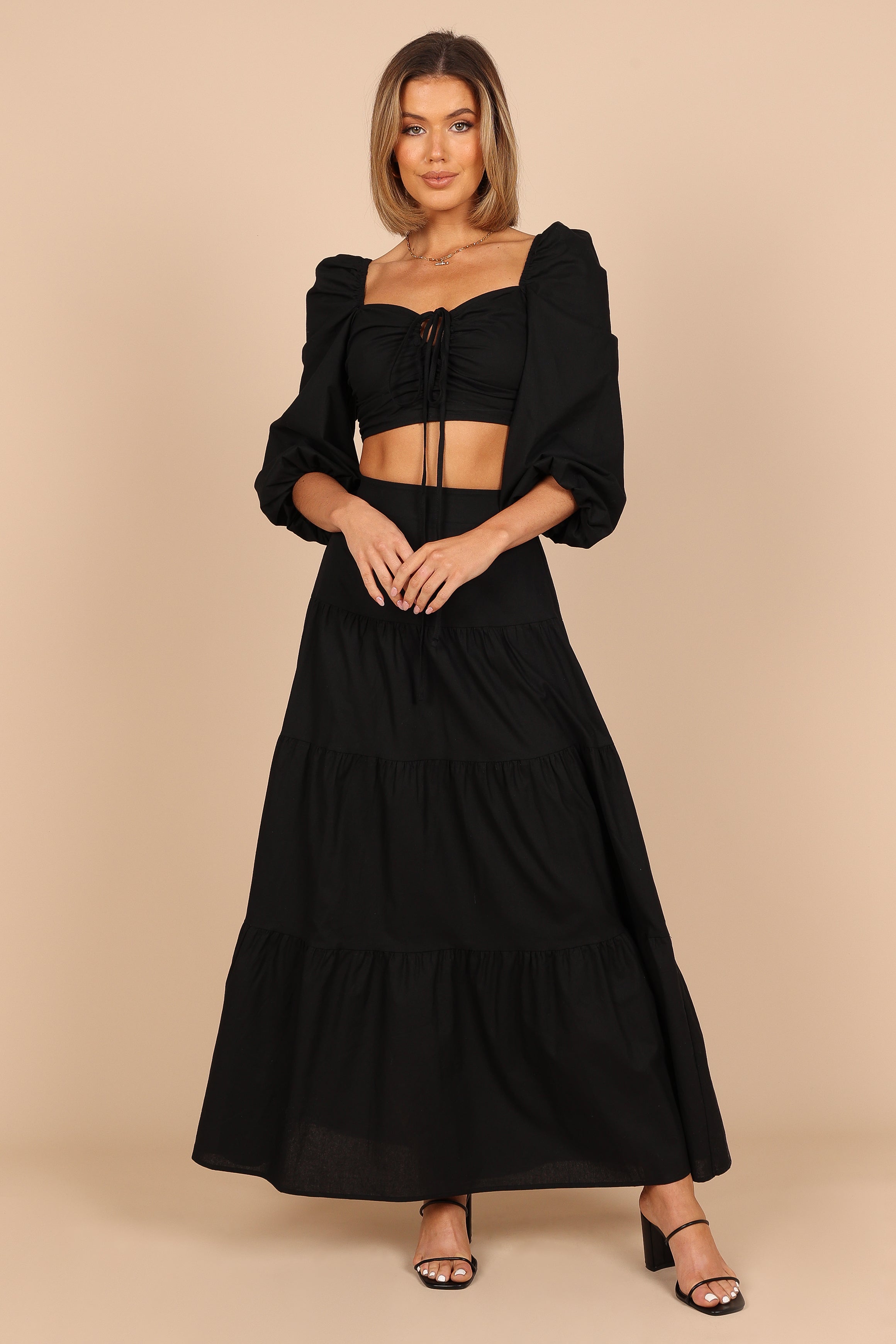 Alice Women's Two Piece Outfit Set - Black | Casual & Party Wear | Perfect for Work, Dates & Social Events