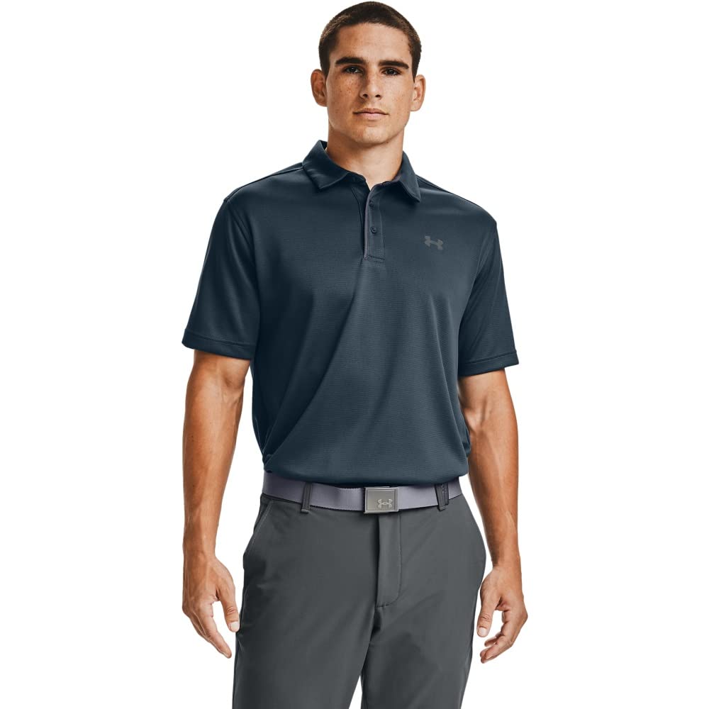 Under Armour Men's Tech Golf Polo Shirt - Moisture Wicking, UV Protection & Breathable Performance Top for Golf, Work & Casual Wear