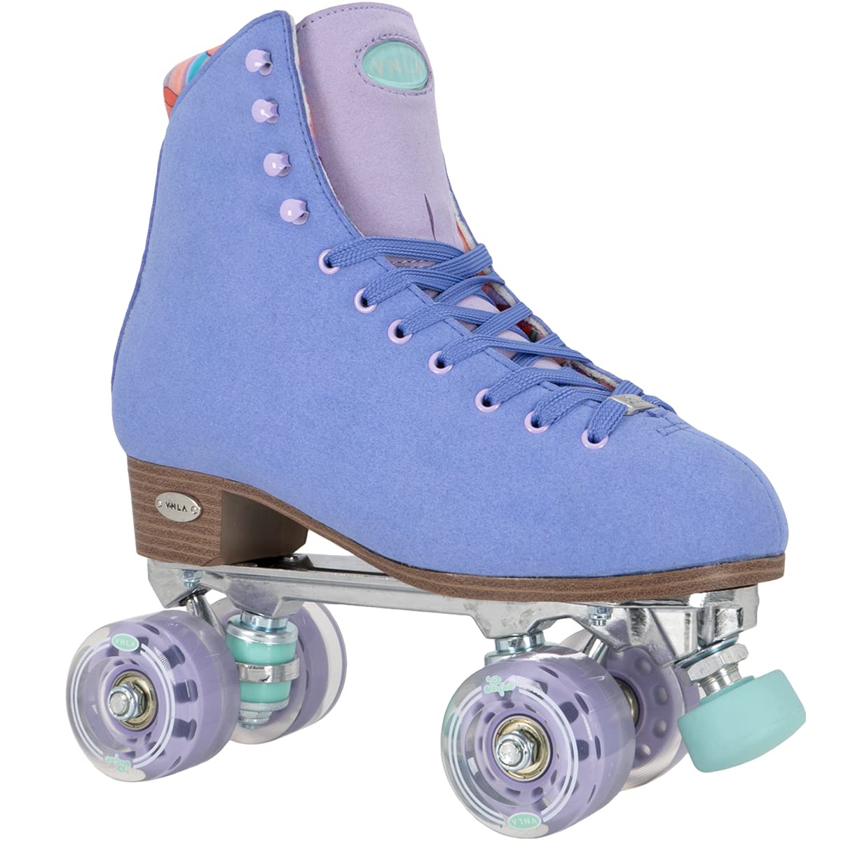 VNLA Parfait Outdoor Roller Skates for Women - Comfortable & Durable Quad Skates with Stylish Design | Perfect for Park Trails, Rink Skating & Outdoor Fitness Activities