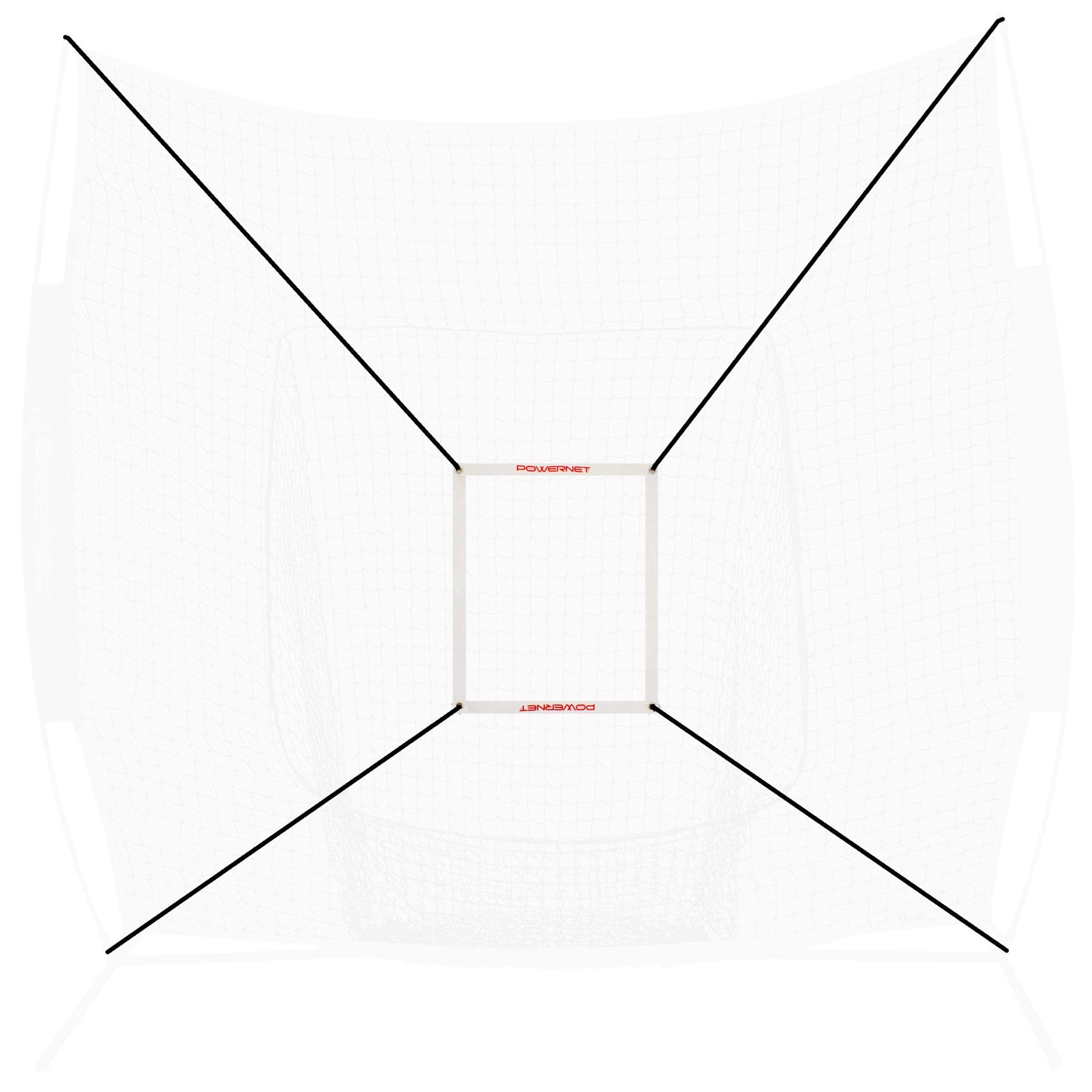 PowerNet German Marquez Strike Zone Attachment for 7x7 Baseball Net – Pitching Drills & Location Accuracy Training Aid | Solo & Team Pitcher Practice | Instant Strike/Ball Feedback | Perfect for Backyard, Bullpen & Baseball Field Training