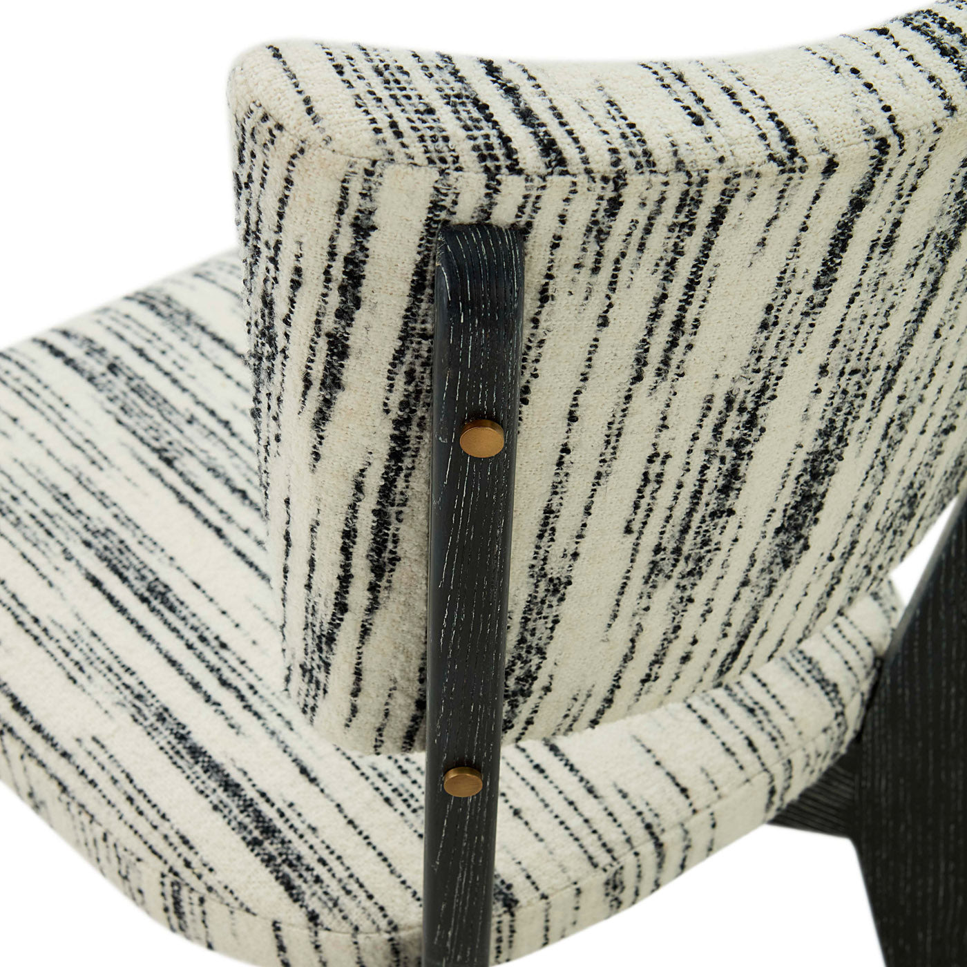 Rive Gauche Modern Dining Chair - Mid Century Style Wooden Kitchen Chairs Set of 2 - Comfortable Upholstered Seats for Dining Room, Kitchen, Breakfast Nook & Home Office