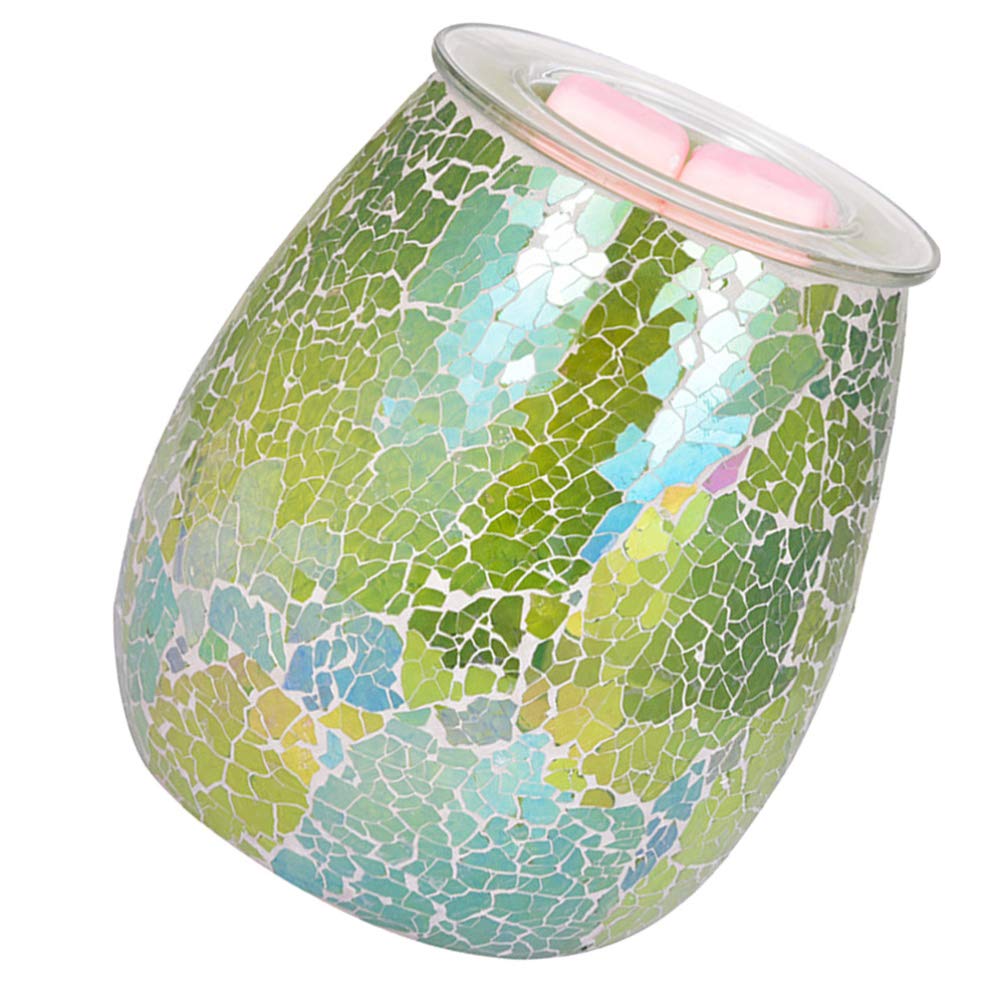 Premium Aromatherapy Essential Oil Diffuser with LED Night Light & Cool Mist Humidifier - Mosaic Glass Design for Home, Office, Yoga & Spa - Perfect for Relaxation, Stress Relief & Air Freshening