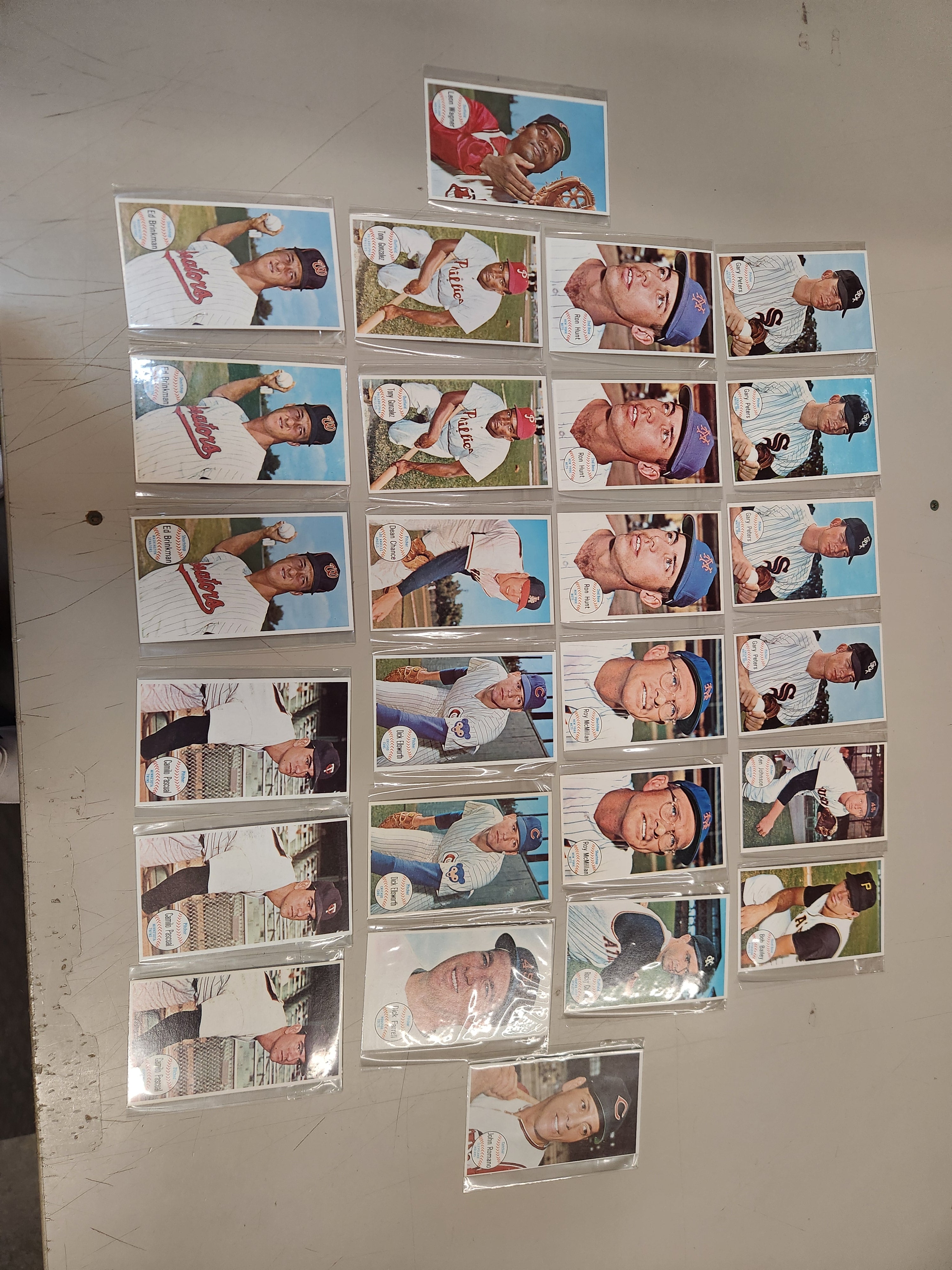 1964 Topps Giant Baseball Cards Lot of 26 - Includes Colavito, Clean Condition, Duplicates - Perfect for Collectors, Vintage Sports Memorabilia Display, and Baseball Fan Gifts