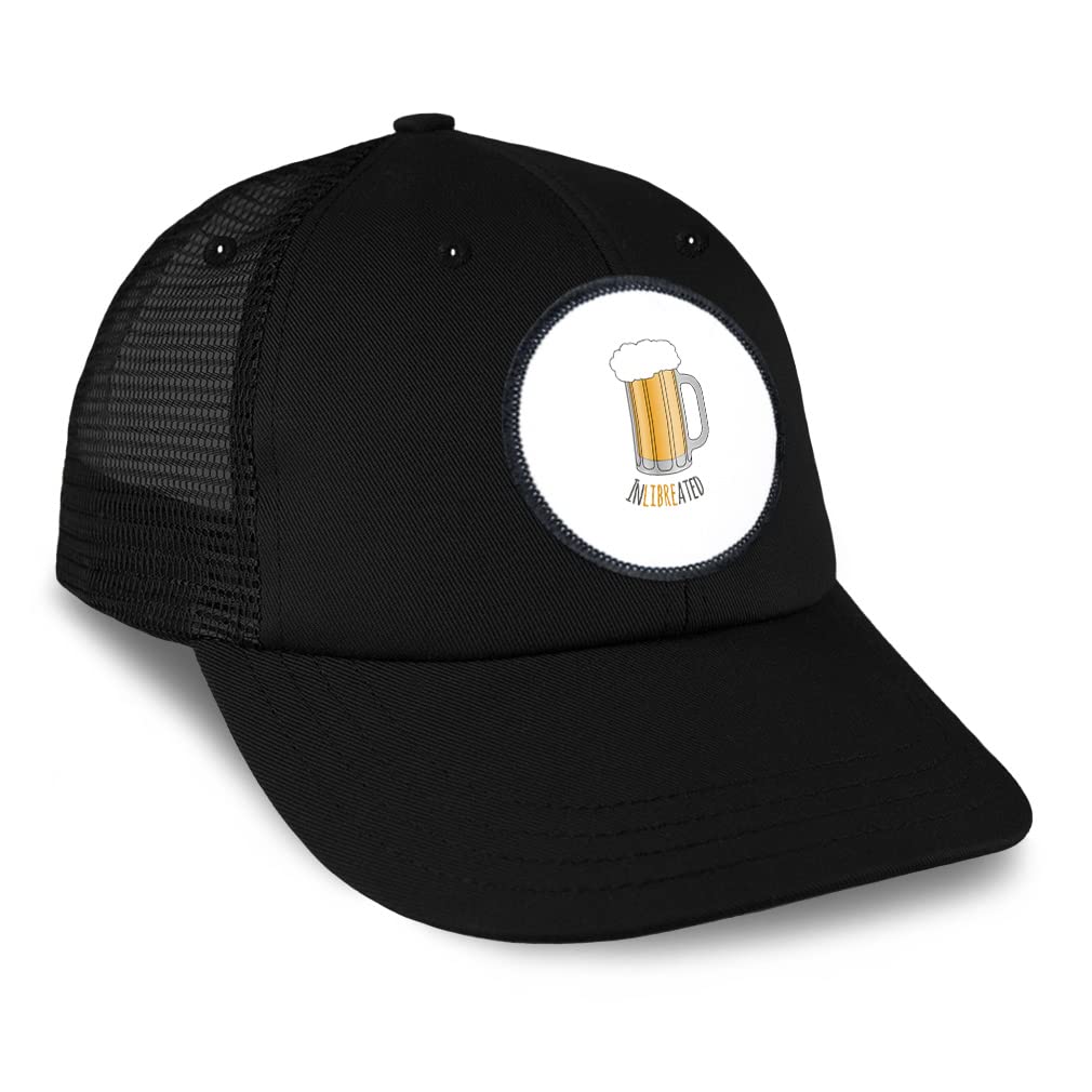Speedy Pros Patch Hat - Adjustable Trucker Baseball Cap for Men & Women - Cotton Snapback with Beer & Food Design - Perfect for Outdoor Activities, Sports, and Casual Wear