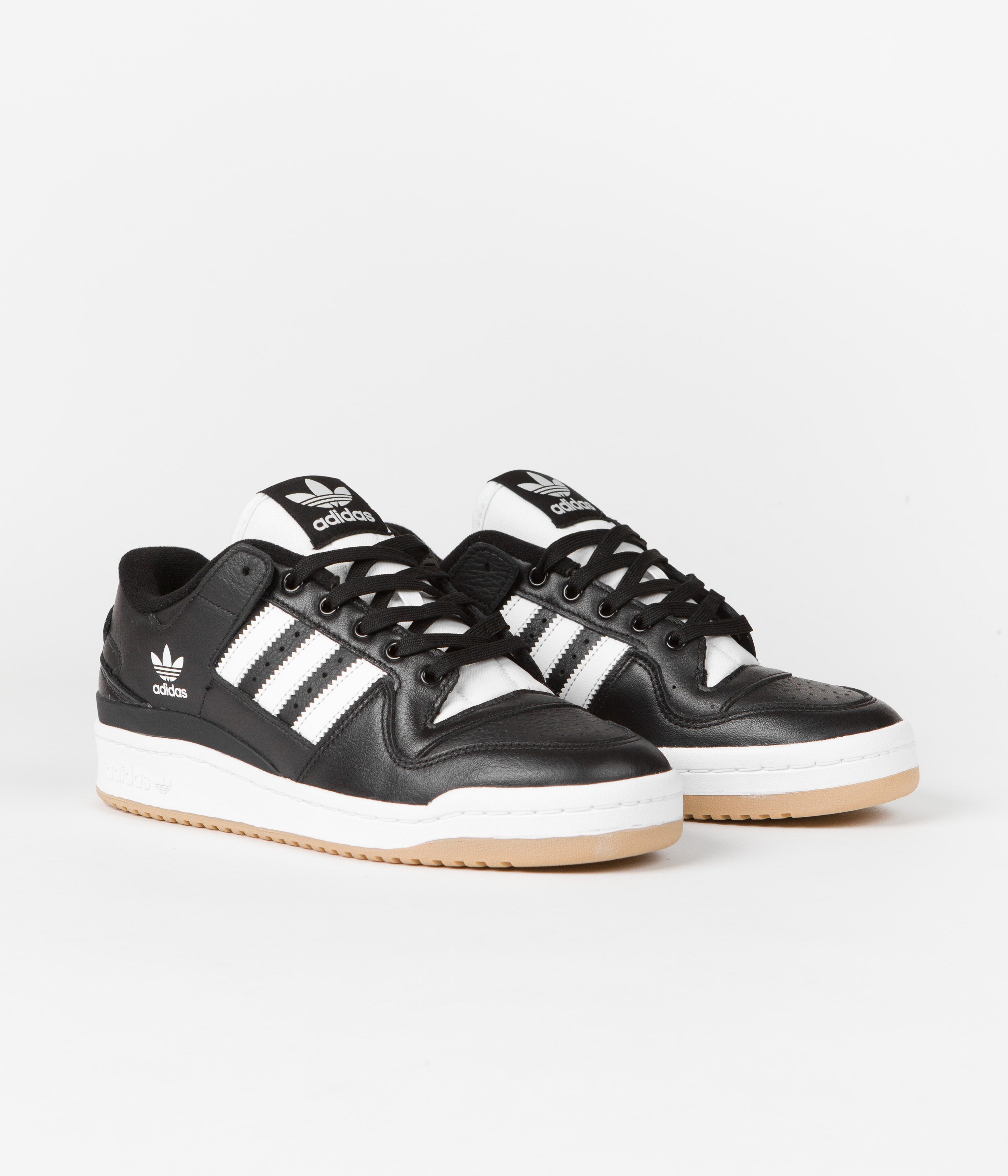 Adidas Forum 84 Low ADV Sneakers - Core Black & Chalk White - Men's Basketball Shoes for Casual Wear & Street Style