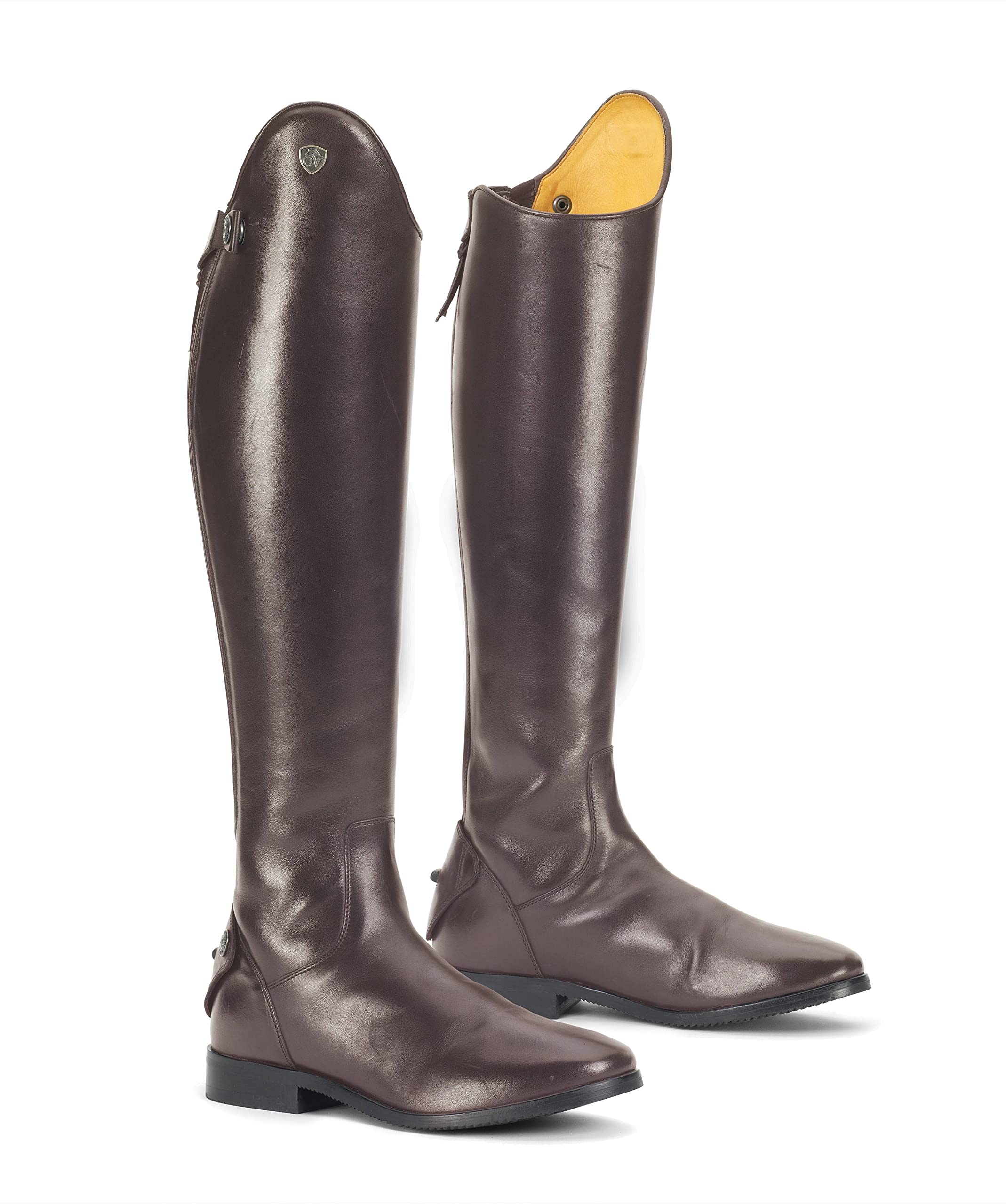 Ovation Mirabella Women's Tall Boots Size 7.5 Regular in Chocolate Brown - Perfect for Fall Fashion, Riding & Outdoor Activities