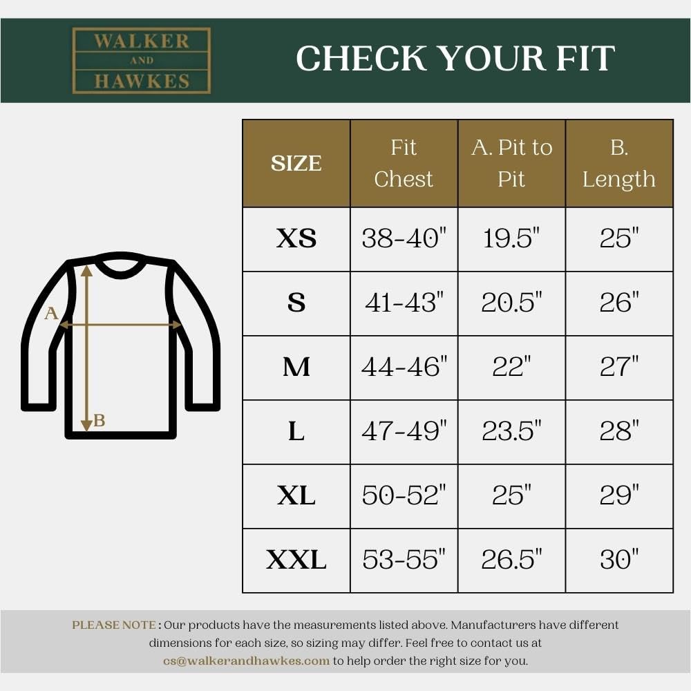 Walker & Hawkes Men's Merino Wool Mountfield Sweater - Premium Knitwear for Business Casual & Outdoor Activities