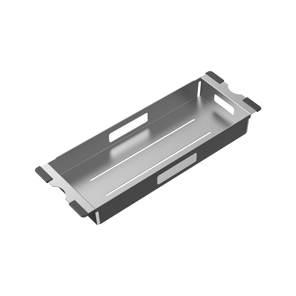 Fienza 68407 Hana Double Bowl Kitchen Sink 30L & 15L Stainless Steel with Drainboard & Accessories - Perfect for Busy Kitchens, Restaurant Prep, and Large Family Cooking