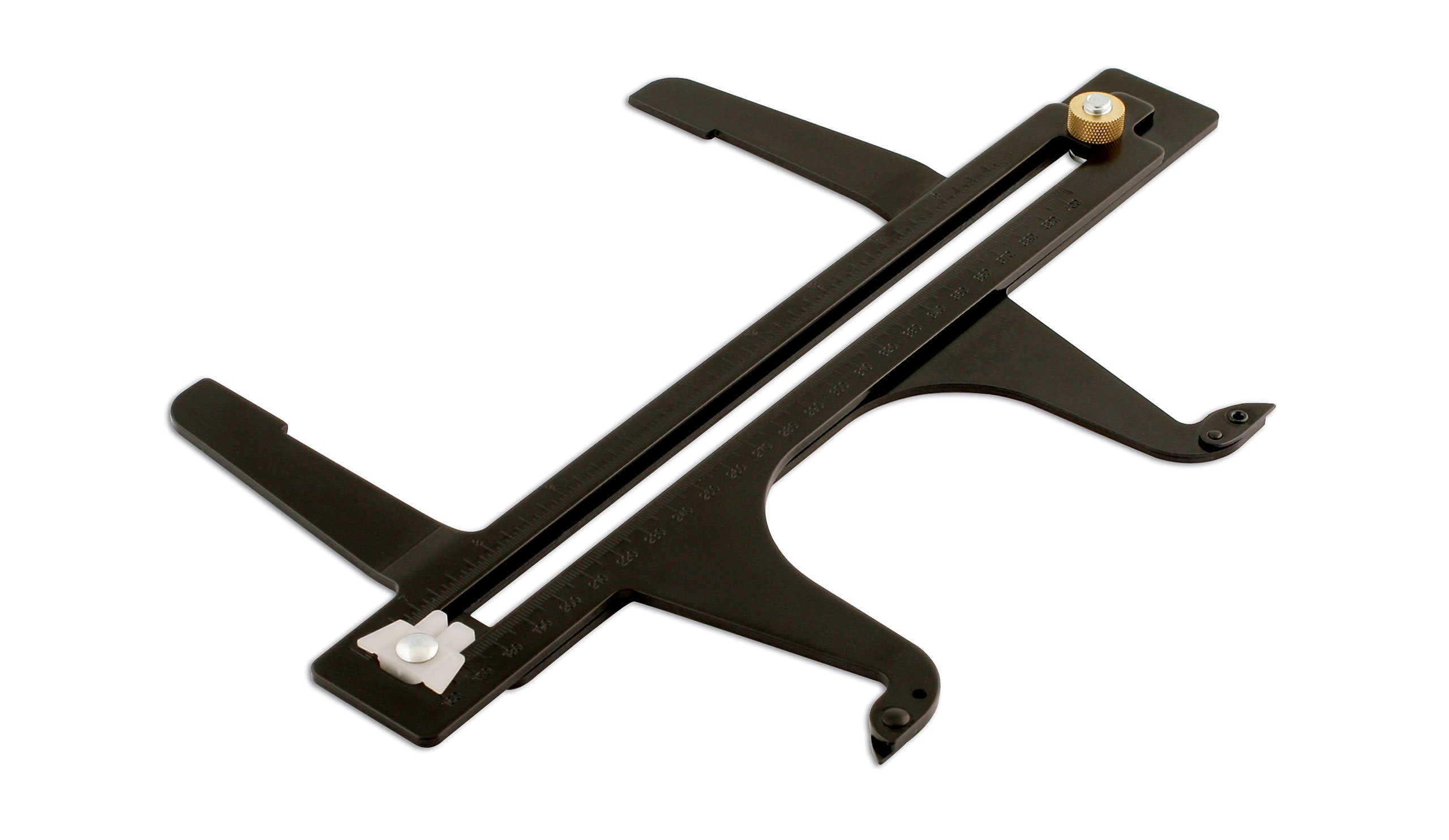 Laser 5502 Brake Drum Wear Gauge Tool - Professional Automotive Measurement Device for Truck & Car Brake Maintenance | Perfect for Mechanics & DIY Enthusiasts