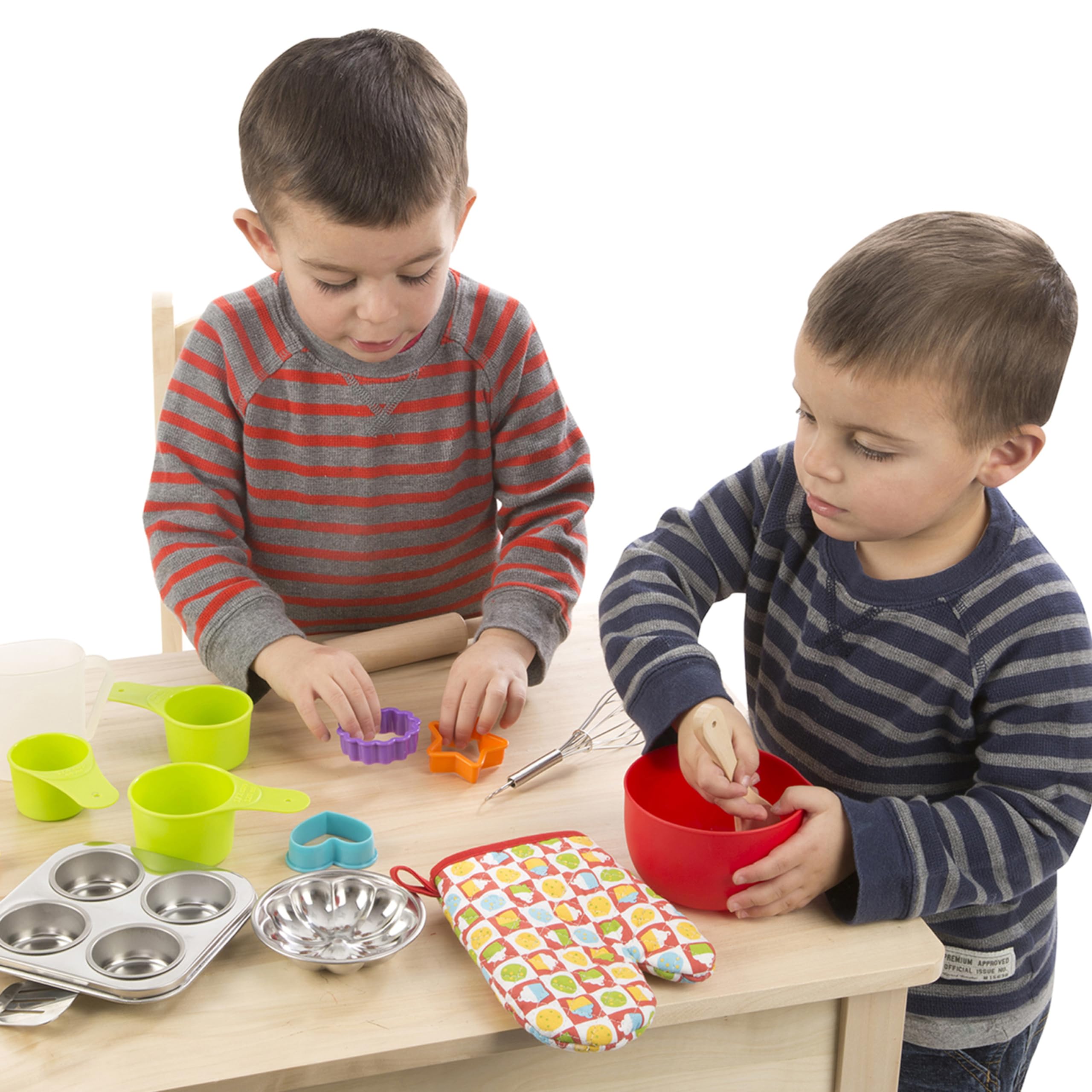 Melissa & Doug 20-Piece Baking Play Set - Pretend Play Kitchen Accessories for Kids - Perfect for Imaginative Play & Role-Playing Games