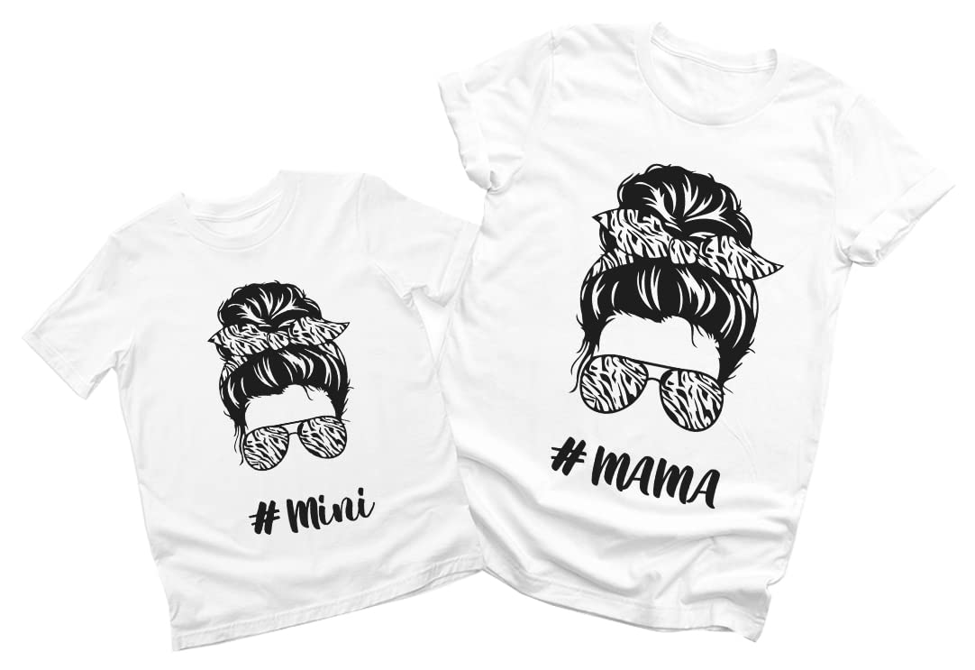 Matching T-Shirts for Mother and Daughter - Cute Mommy and Me Outfits - Perfect for Family Photos, Holidays & Special Occasions