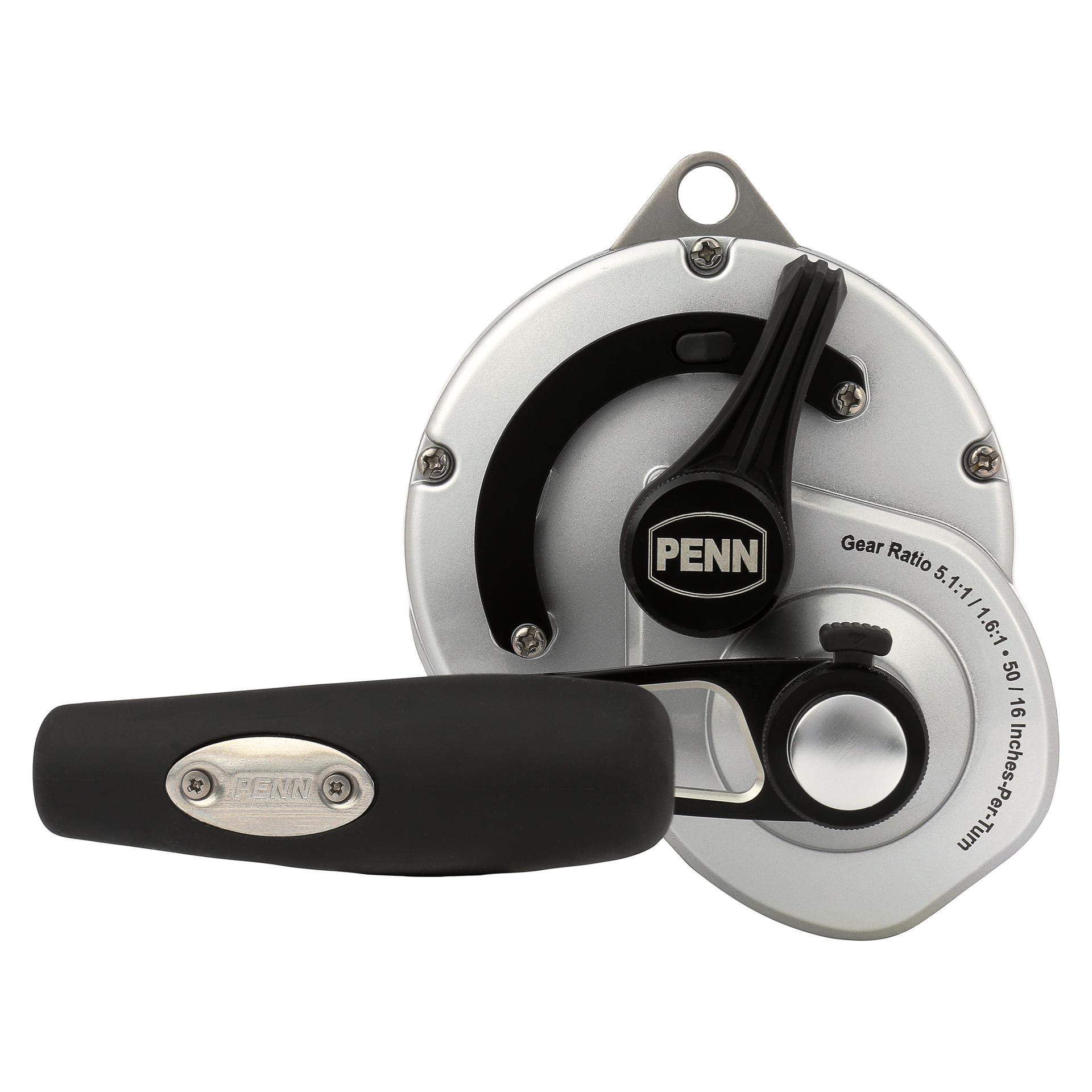 PENN Fathom™ II Lever Drag 2-Speed Conventional Fishing Reel - Saltwater & Deep Sea Fishing Gear for Big Game Anglers