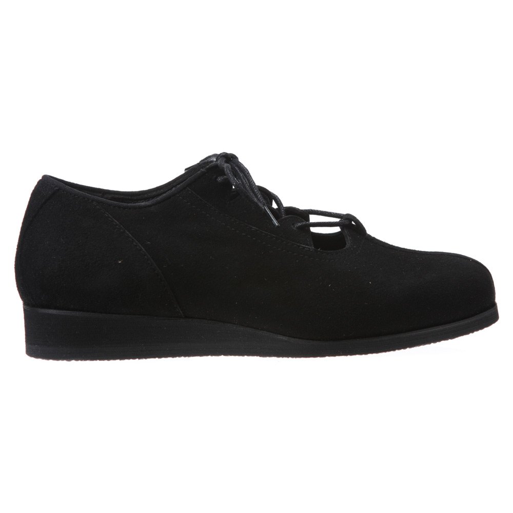 Drew Nicole Women's Black Suede Casual Shoes - Size 6.5N (10172) | Comfortable & Stylish for Work, Walking & Everyday Wear