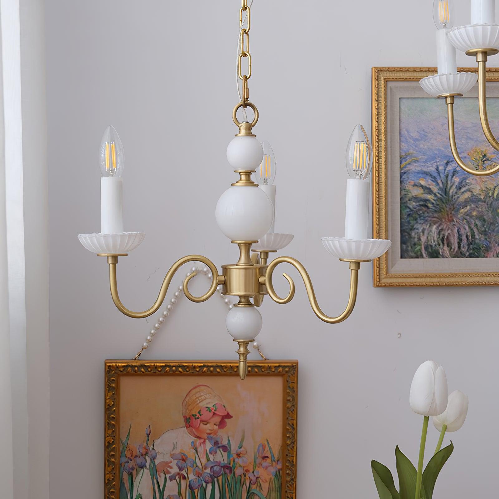 Carlita Chandelier - Elegant Crystal Ceiling Light Fixture for Dining Room, Living Room & Bedroom | Perfect for Home Decor & Wedding Venue Lighting