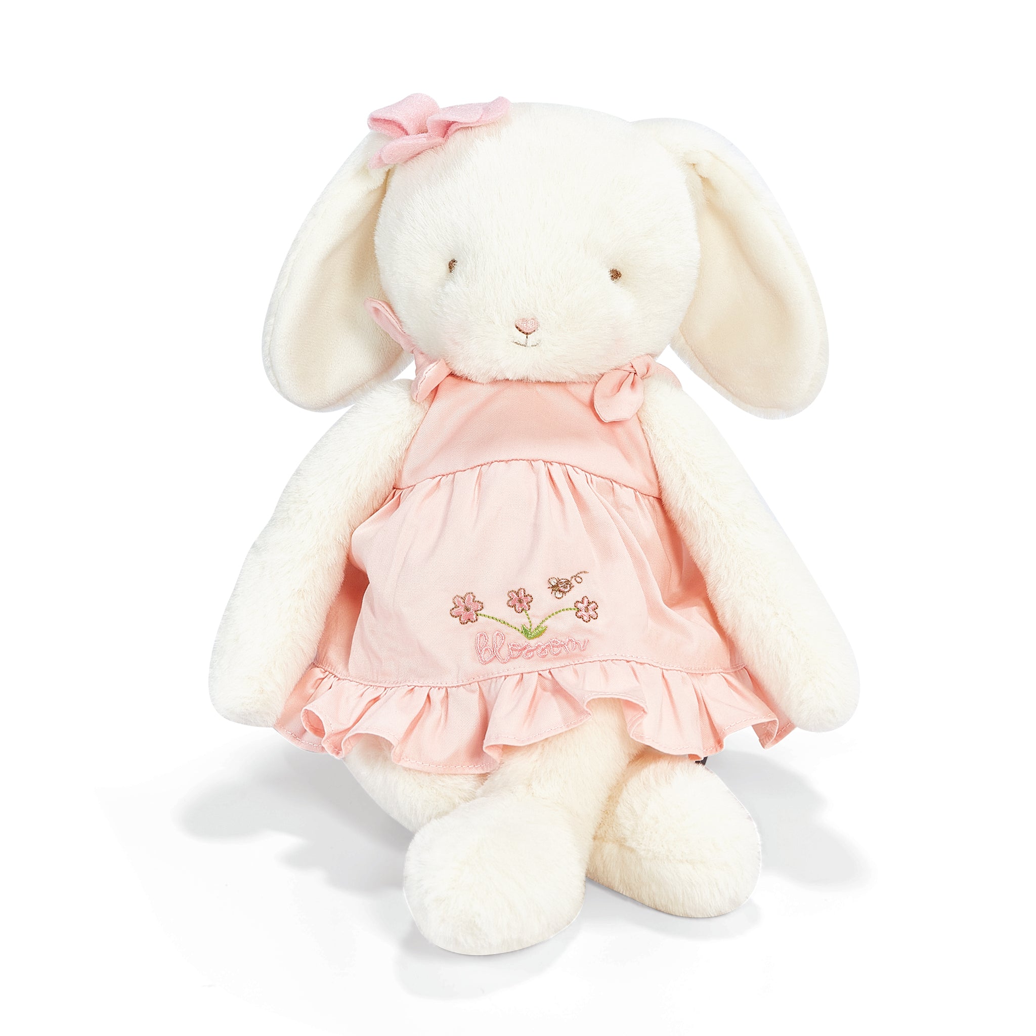 Garden Blossom Bunny Statue - Cute Outdoor Decor for Spring & Easter - Perfect for Garden, Yard, and Home Decorations