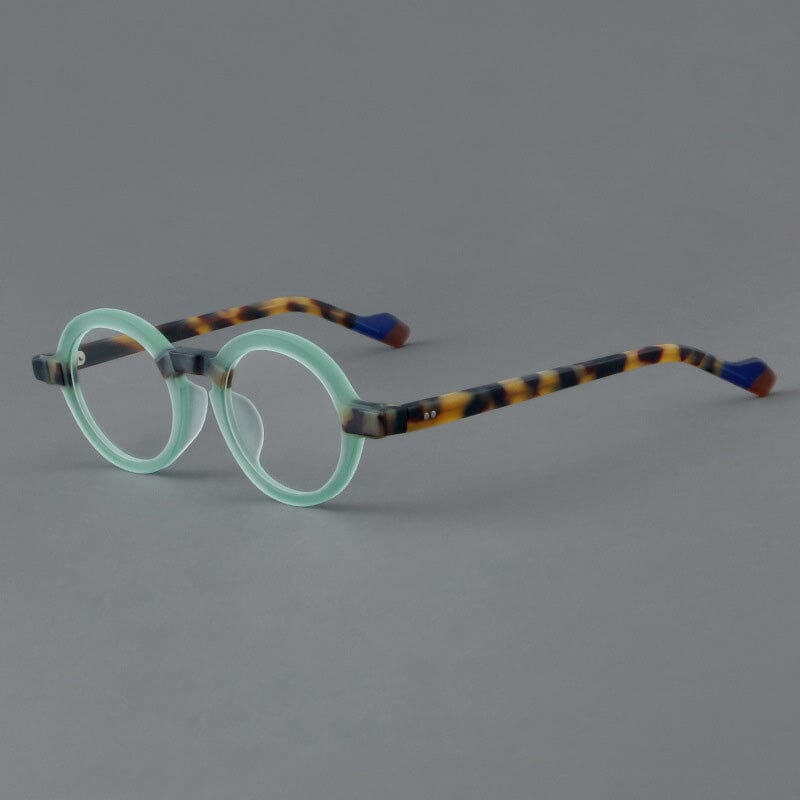 Dimash Round Acetate Optical Glasses Frame - Lightweight & Durable Eyewear for Men & Women | Perfect for Reading, Working & Daily Fashion Accessory