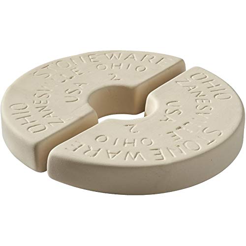 2 Gallon Stoneware Fermentation Crock Weight with Lid - Perfect for Pickling, Sauerkraut, Kimchi & Homemade Fermented Foods