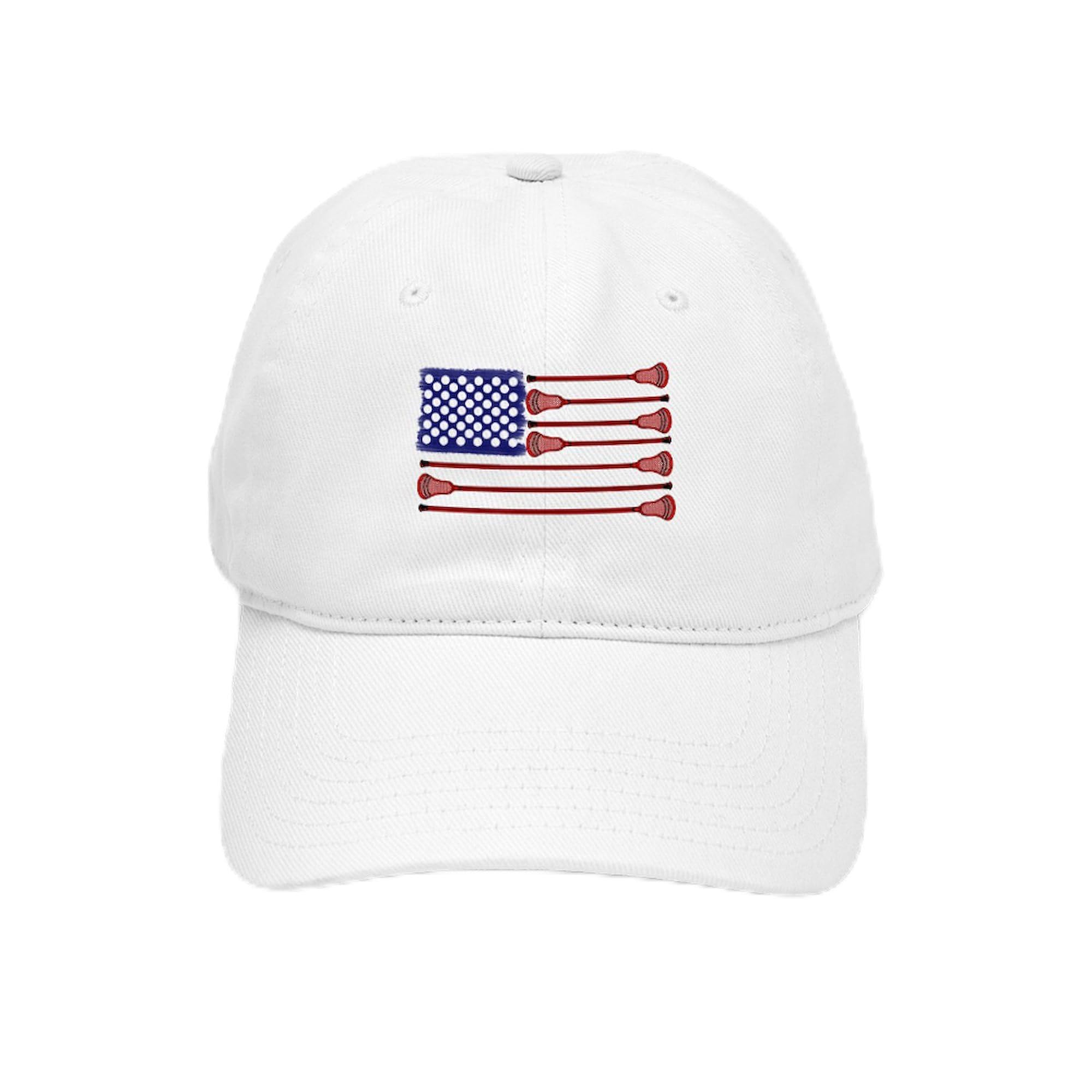 Lacrosse Baseball Cap - Adjustable Sports Hat for Fans & Players