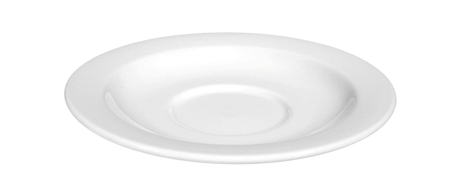 Premium White Porcelain Coffee & Tea Saucers - 6.4 Inch Commercial Dinnerware Set of 6 - Elegant Restaurant, Café & Home Use for Serving Desserts & Beverages