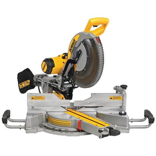 DEWALT 12-Inch Double Bevel Sliding Compound Miter Saw - Professional Woodworking Tool for Crown Molding, Baseboards & Framing Projects