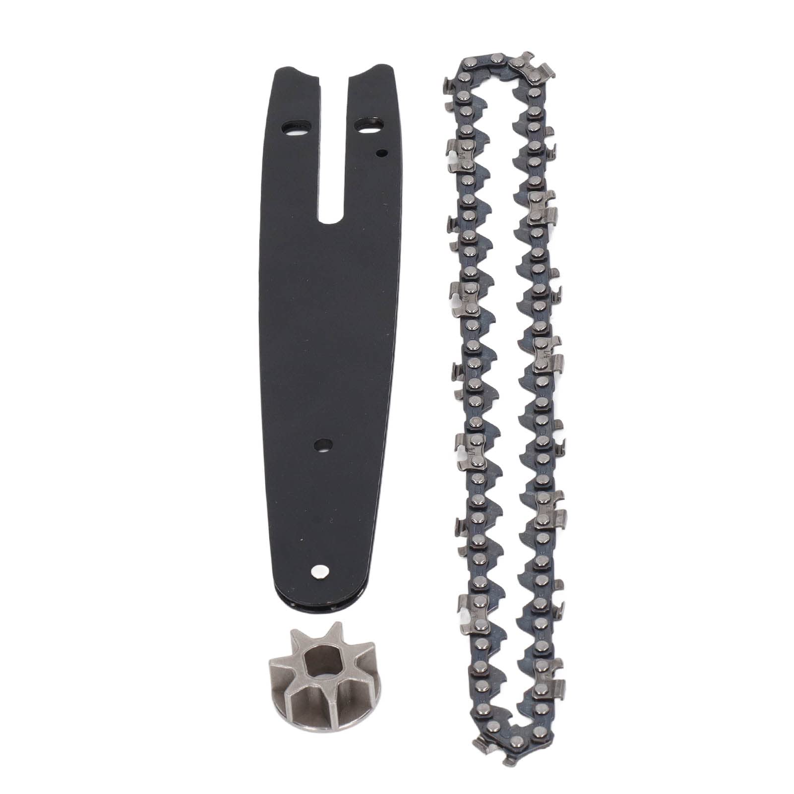 High Hardness Chainsaw Chain Set & Guide Plate Kit - Reduced Abrasion for Handheld Electric Trimming Saw | Perfect for Tree Trimming, Wood Cutting & Landscaping