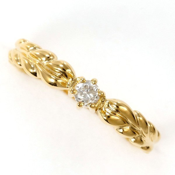 18K Yellow Gold Diamond Ring for Women - Elegant Solitaire Engagement & Wedding Band - Perfect for Proposals, Anniversaries & Special Occasions