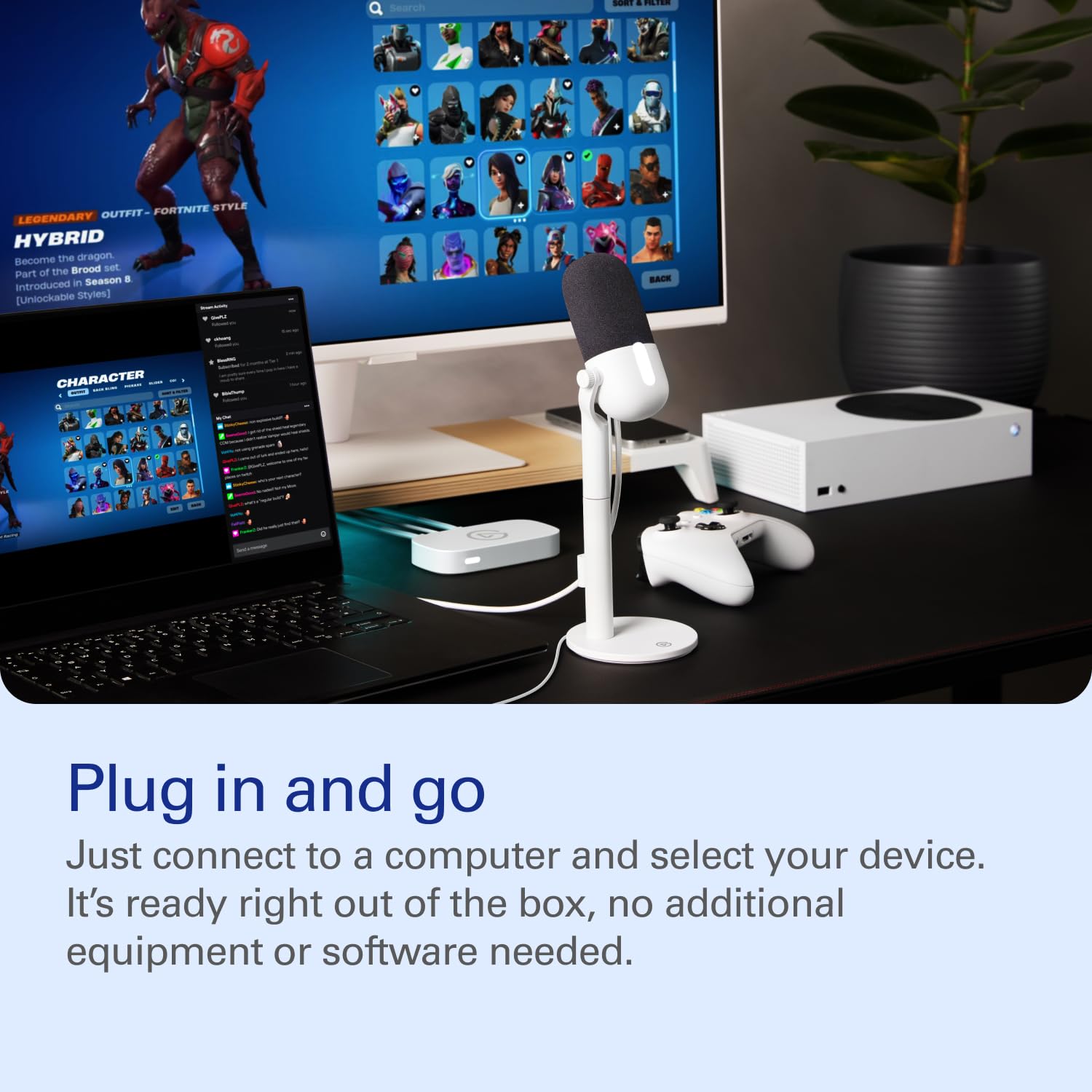 Elgato Neo Gaming Bundle - 4K60 HDR Game Capture Card with Wave Neo USB Microphone for PS5, Xbox, Switch & iPhone - Perfect for Live Streaming, Gaming & Voice Recording - Plug & Play on PC, Mac, Laptop & iPad - Ideal for Twitch, YouTube & Podcast Content Creation