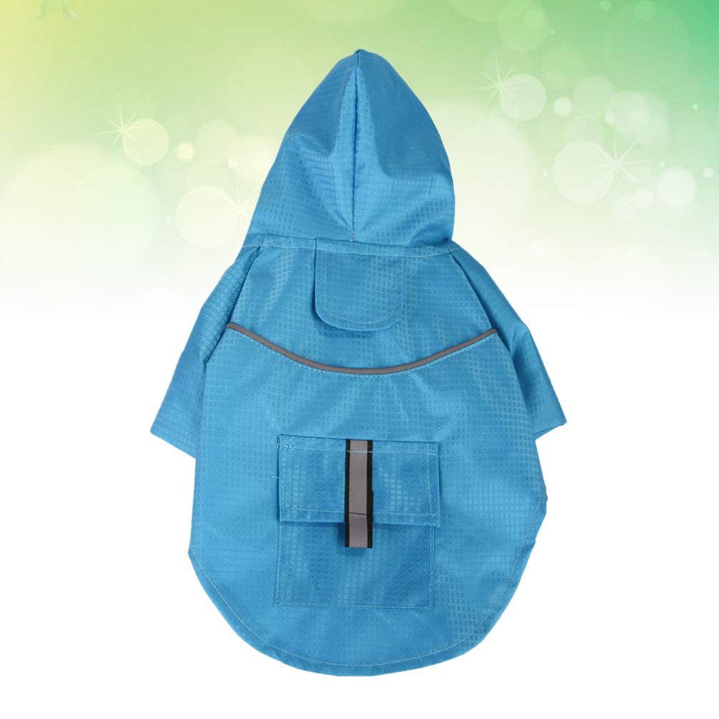 Waterproof Dog Raincoat with Hood & Leg Openings - Labrador, Dachshund & Cat Rain Poncho for Small to Large Pets - Perfect for Walking, Hiking & Outdoor Adventures in Wet Weather