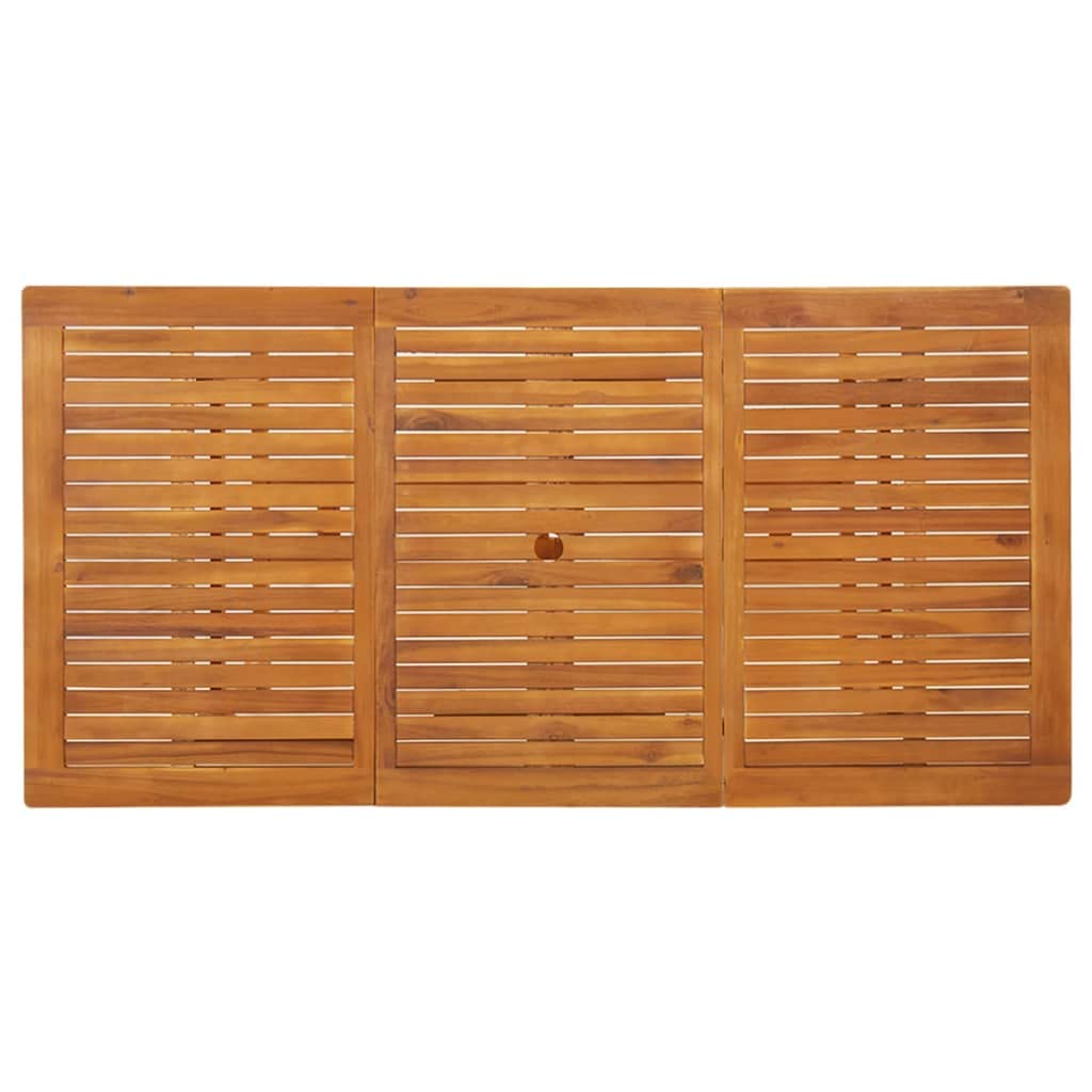 Solid Acacia Wood Outdoor Dining Table 70.9