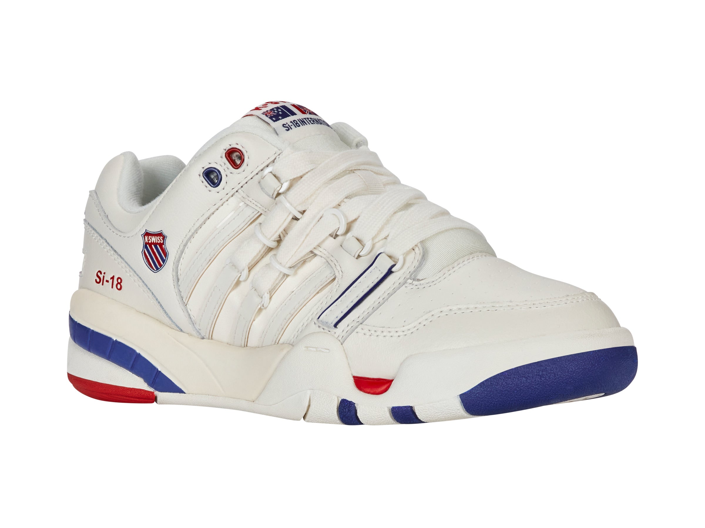 94440 124 M | SI 18 INTERNATIONAL C | BRILLIANT WHITE/CLASSIC BLUE/RED - Perfect for Sports, Casual Wear & Everyday Fashion