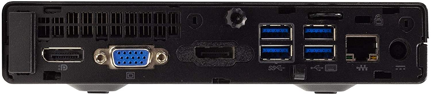 Renewed HP EliteDesk 800G2 Mini PC - Intel Quad Core i5, 8GB RAM, 240GB SSD, Windows 10 Pro - Includes Wireless Keyboard & Mouse - Perfect for Home Office, Business & Remote Work