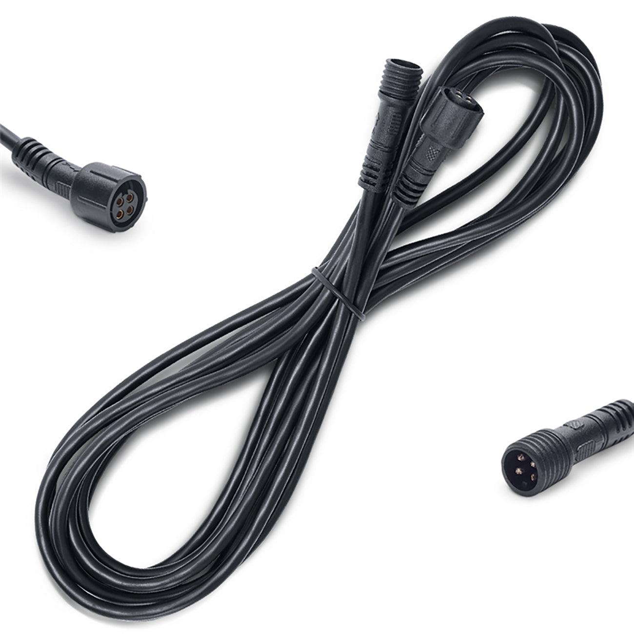 10FT RGB Rock Light Extension Cable - Compatible with 4 & 8 Pod RGB LED Rock Lights - Waterproof Wiring for Off-Road Trucks, Jeeps & ATVs - Perfect for Vehicle Underglow & Off-Road Lighting