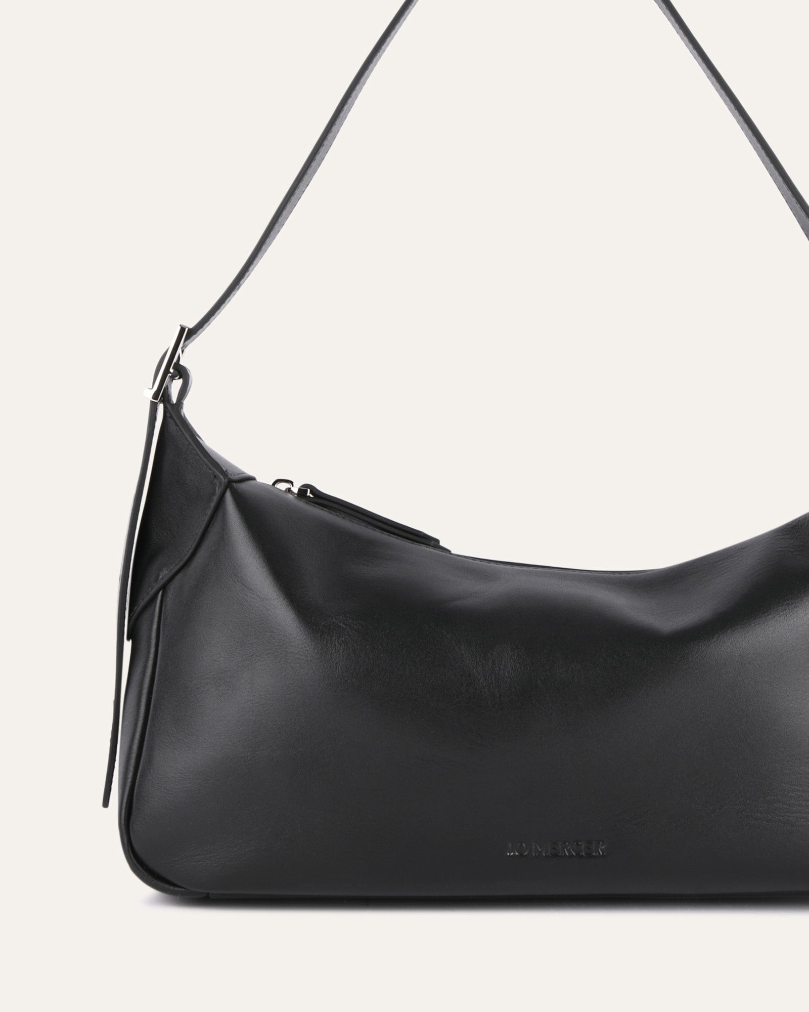 FLORENCE Black Leather Shoulder Bag for Women - Stylish & Durable Crossbody Purse - Perfect for Work, Travel & Everyday Use