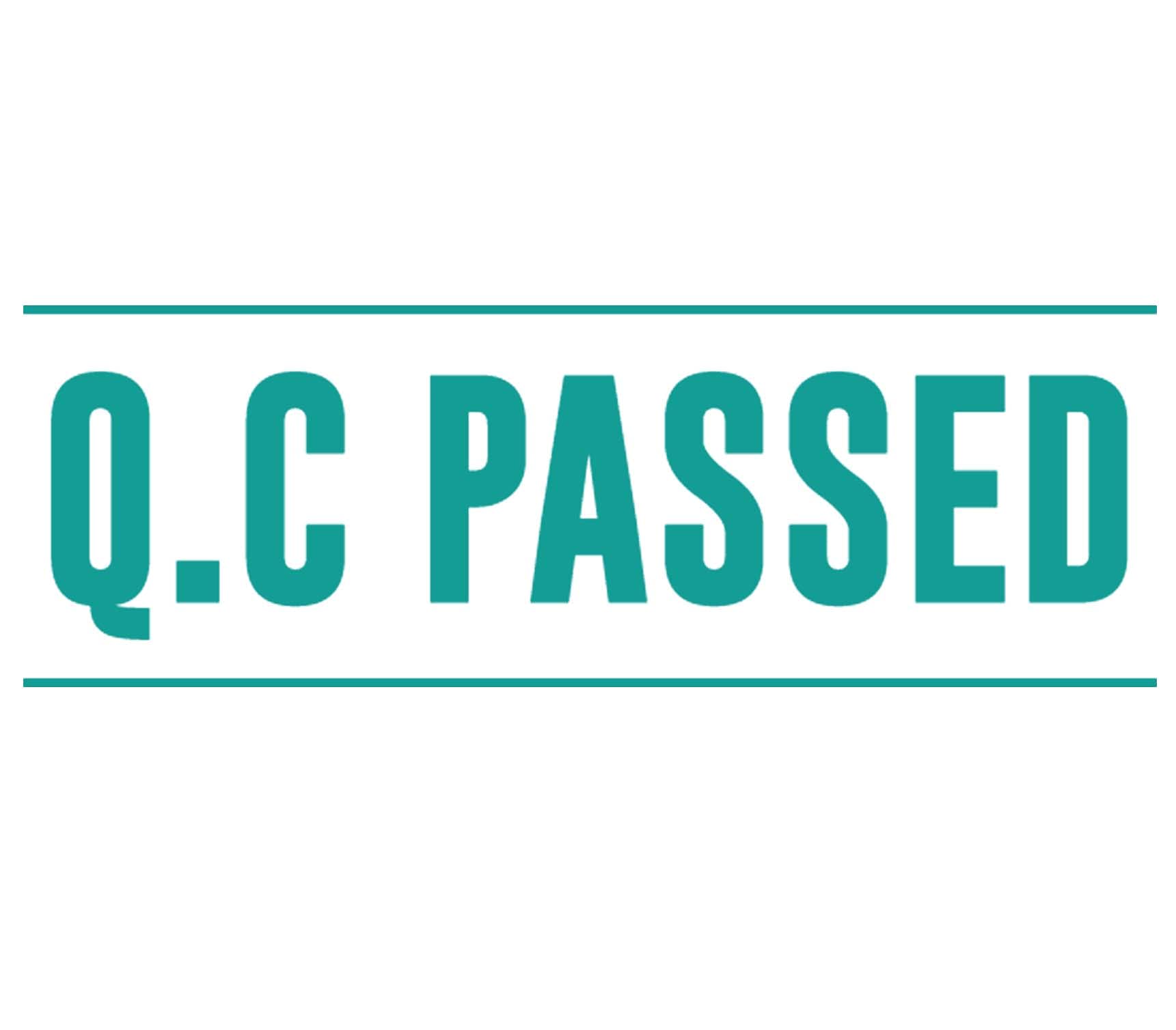 Printtoo Q.C Passed Self Inking Rubber Stamp - Pre-Inked Office Stamp for Home & Business (47x20mm, Green) | Perfect for Document Signing, Paperwork & Business Stationery