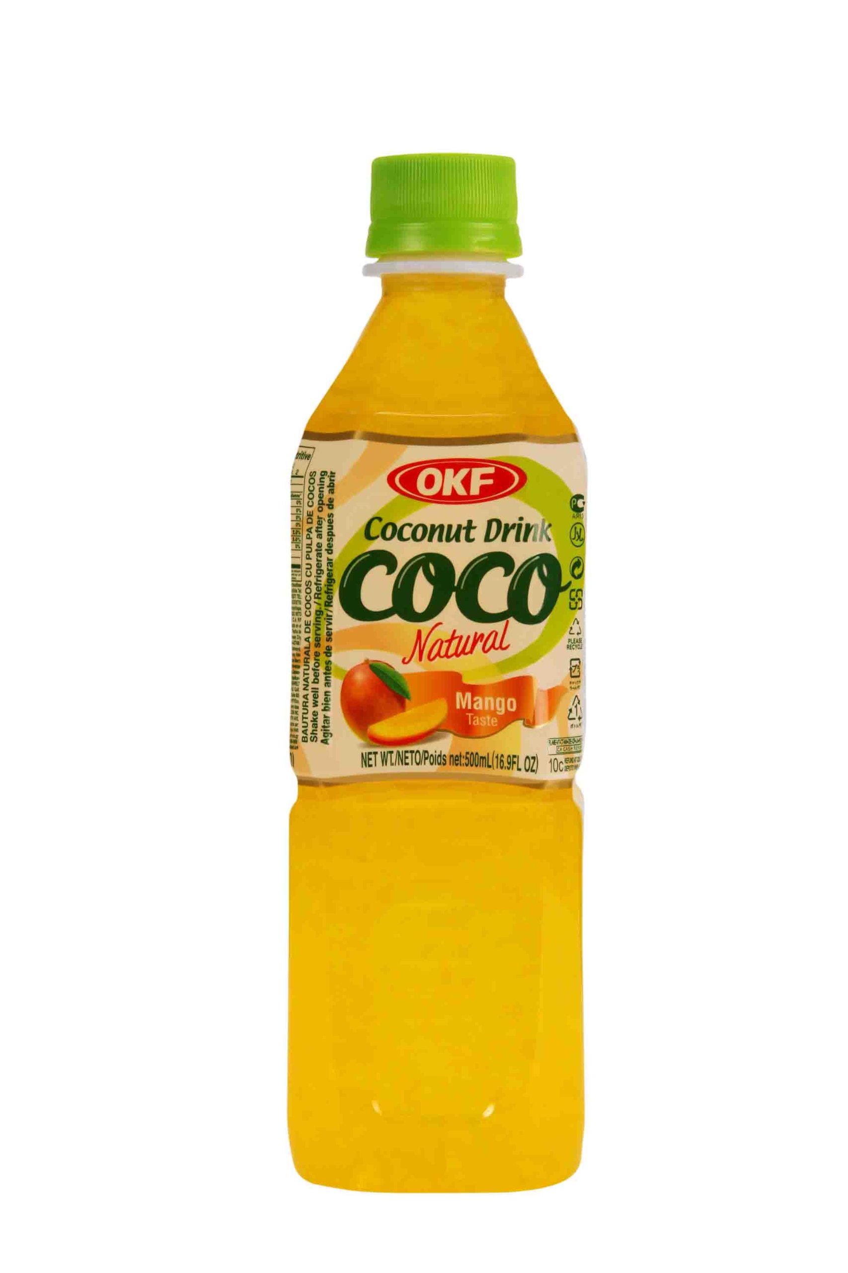Organic Coco Mango Juice Drink - 16.9 Fl Oz Bottles (Pack of 20) - Refreshing Tropical Beverage for Parties, Picnics & Healthy Hydration