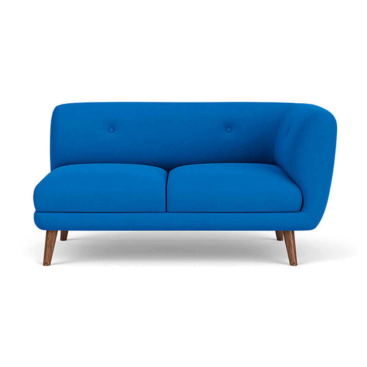 Alfred Fabric Right 2 Seater Modular Sofa - Modern Sectional Couch for Living Room, Lounge & Small Spaces | Comfortable & Stylish Home Furniture