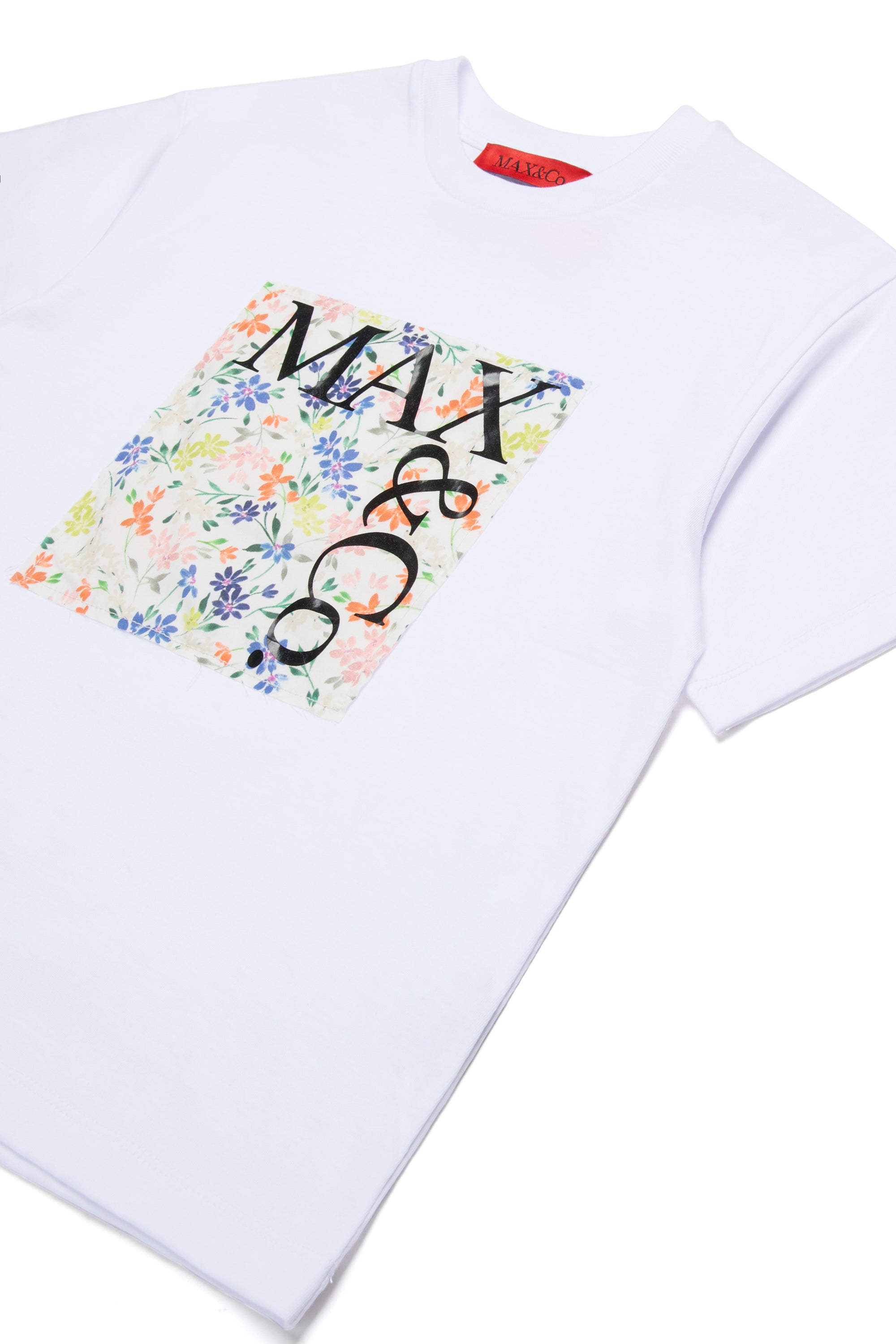 Max & Co Floral Design T-Shirt for Women - Stylish & Comfortable Casual Wear for Everyday Outfits, Dates, and Summer Fashion