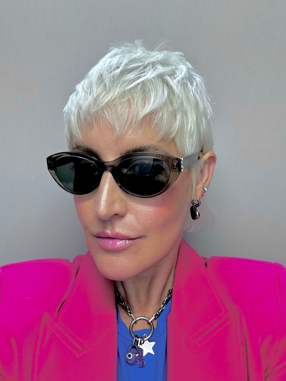 Saint Laurent SL M 148F 004 Beige Sunglasses - Luxury Designer Shades for Women | Perfect for Summer, Beach & Outdoor Fashion