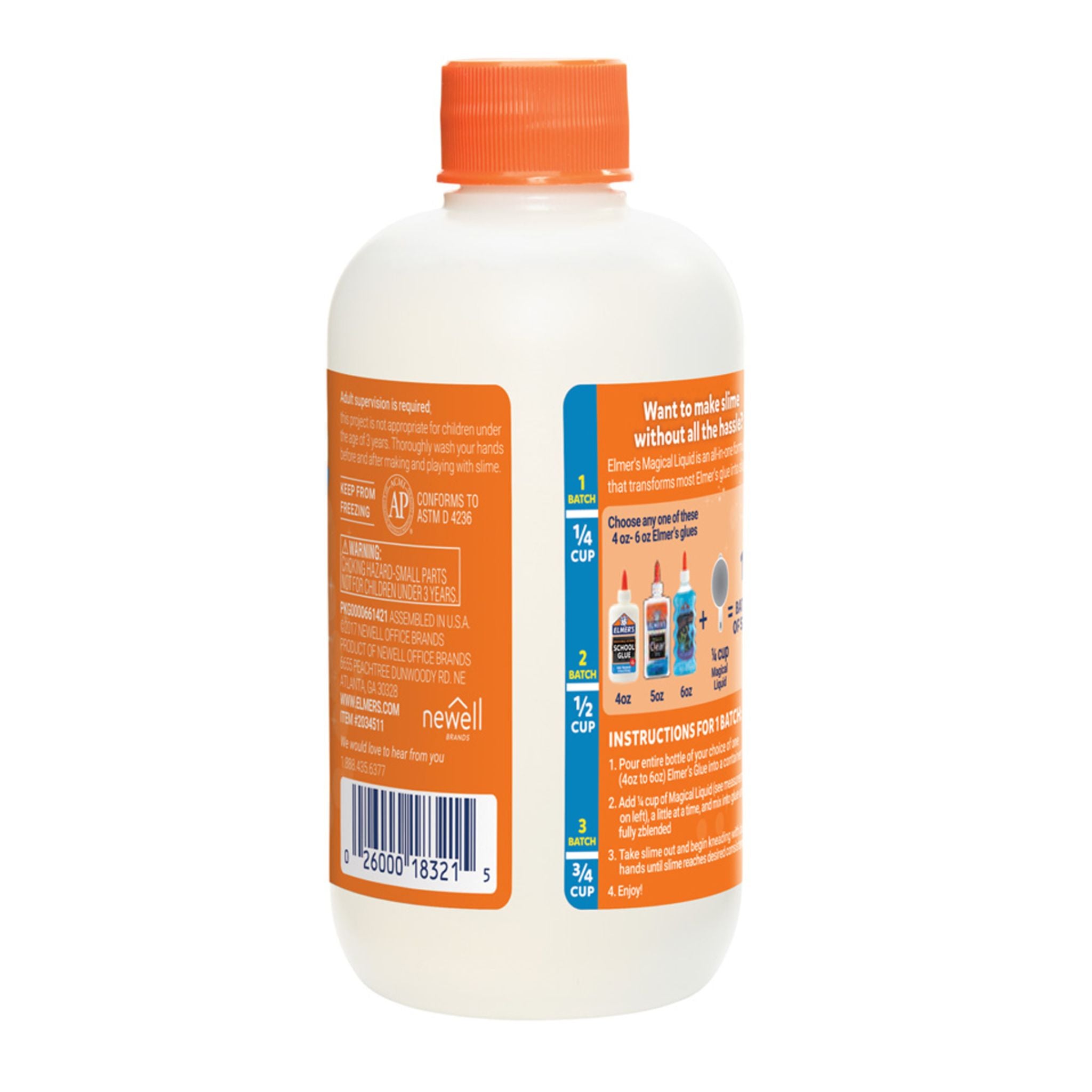 Elmer's Magical Liquid Slime - 8.75oz Clear Non-Toxic Glue for DIY Crafts, Kids Activities & Science Projects - Perfect for Slime Making, School Projects & Creative Play