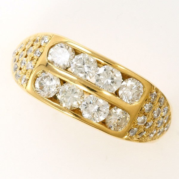 18K Yellow Gold Diamond Ring for Women - Elegant Solitaire Engagement & Wedding Band - Perfect for Proposals, Anniversaries & Special Occasions