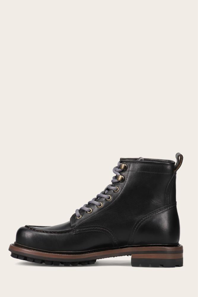 Frye Men's 40767 Leather Boots in Black - Comfortable & Stylish for Casual Wear, Work & Outdoor Activities