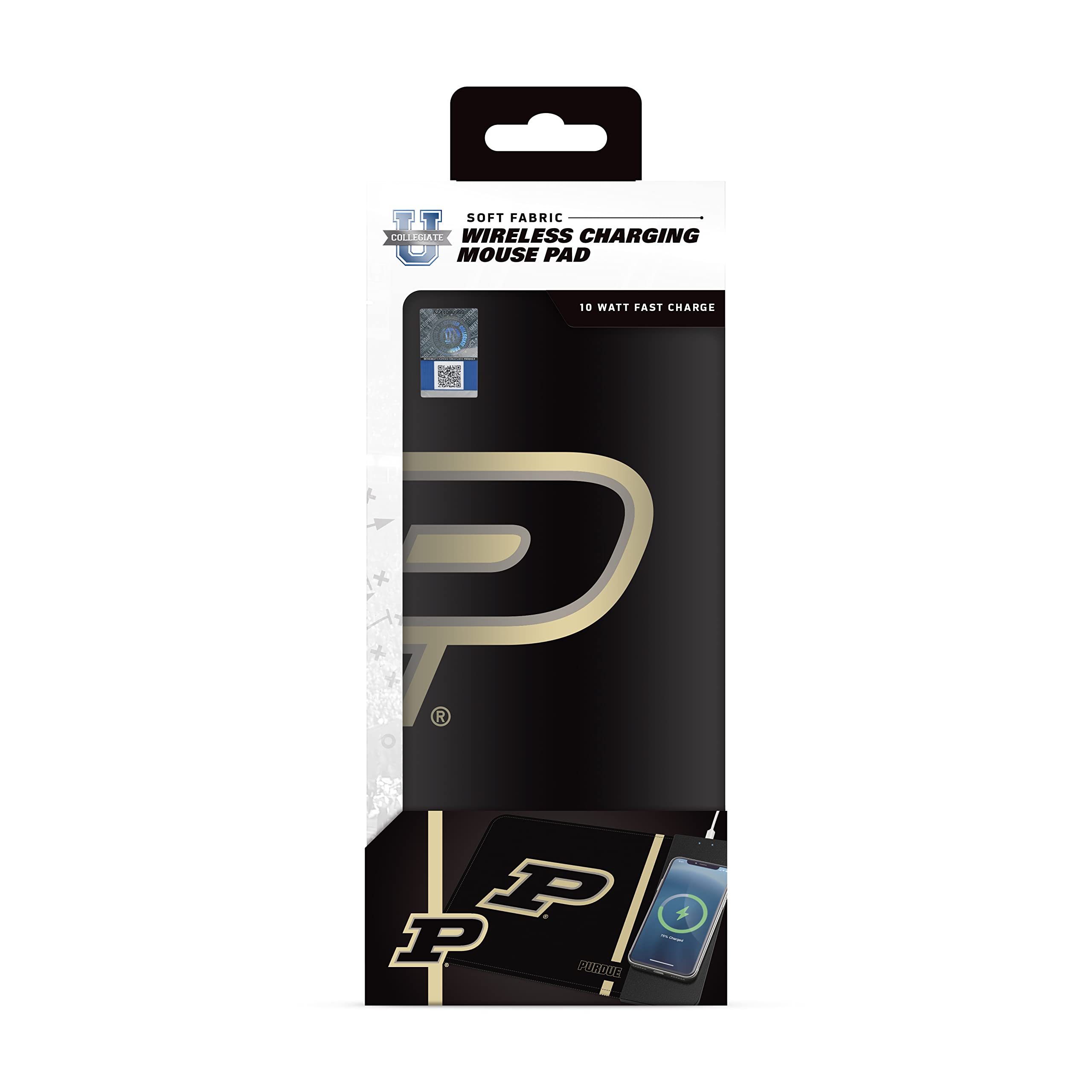 SOAR NCAA Unisex Wireless Charging Mouse Pad with Phone Holder - Perfect for Gaming, Office & Home Workspace Accessories