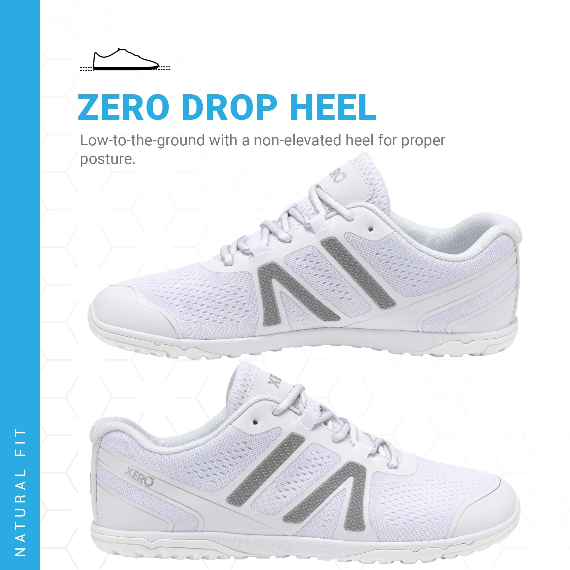 Xero Shoes HFS II - Minimalist Barefoot Running Shoes for Men | Lightweight & Flexible for Trail, Gym & Everyday Wear
