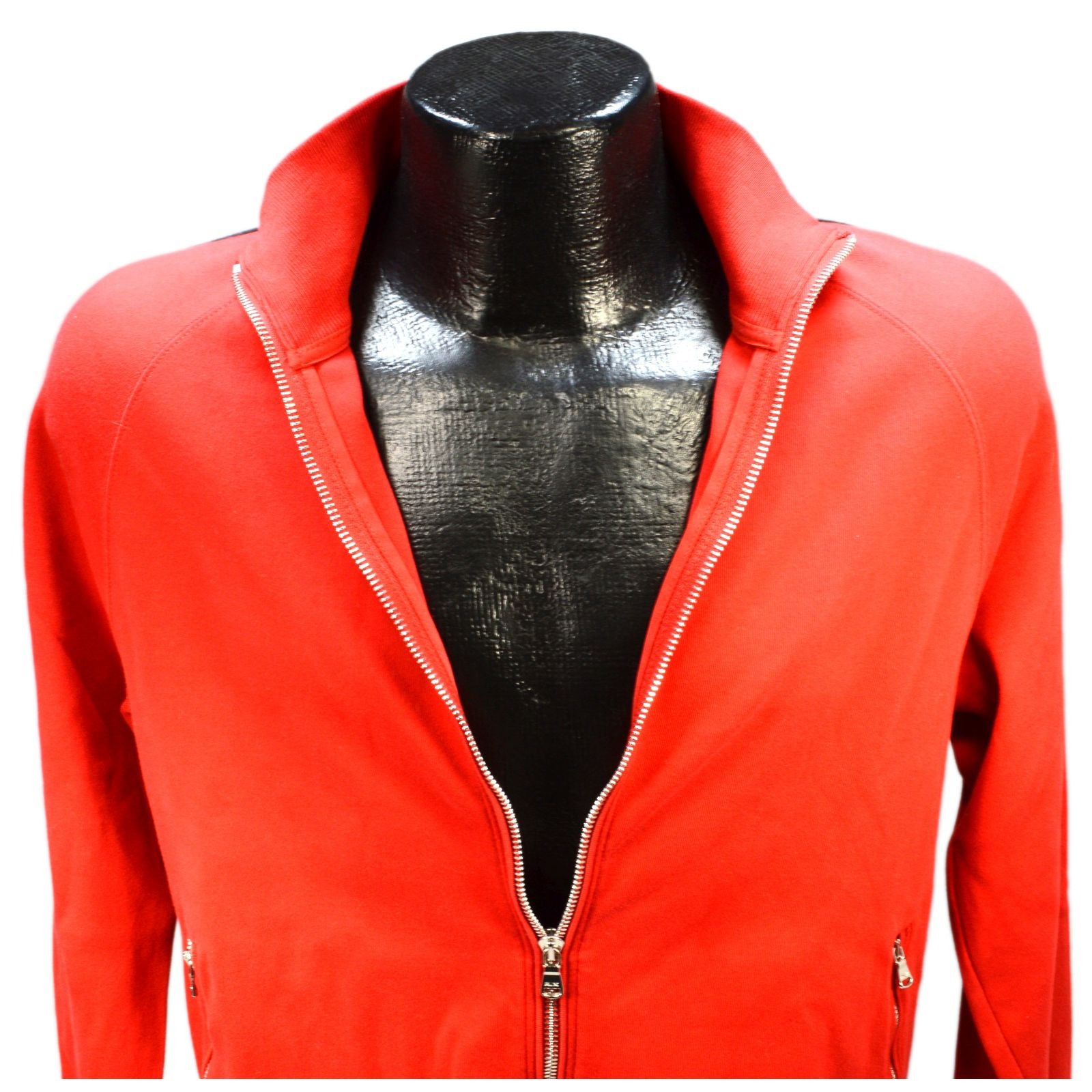RALPH LAUREN RLX Active Interlock Track Jacket for Men - Red & Black Athletic Running Jacket, Size Small (S) - Perfect for Gym Workouts, Jogging & Outdoor Sports