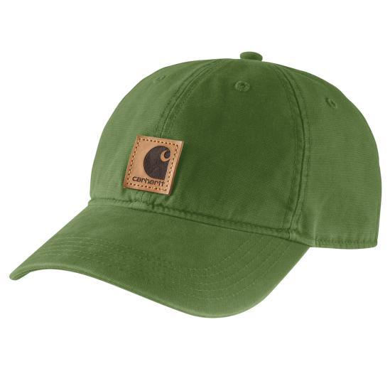 Carhartt Odessa Cap in Arborvitae - Durable Work Hat for Outdoor Activities, Hiking, and Construction - Adjustable Cotton Twill Baseball Cap for Men and Women