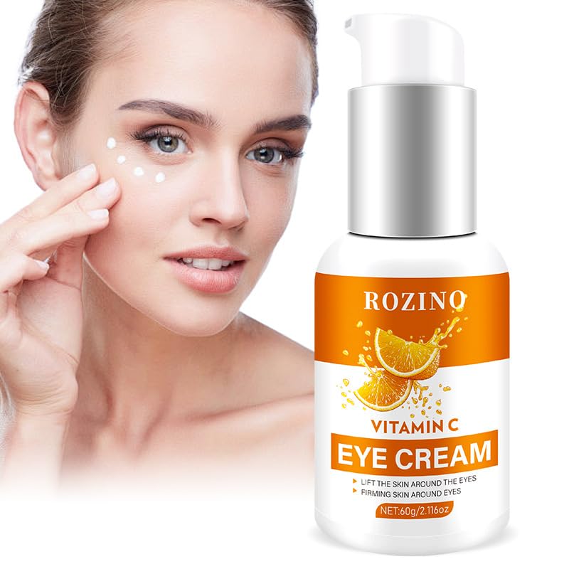 Vitamin C Eye Cream for Dark Circles & Collagen Boost - Moisturizing Care for Oily Skin | Day & Night Use