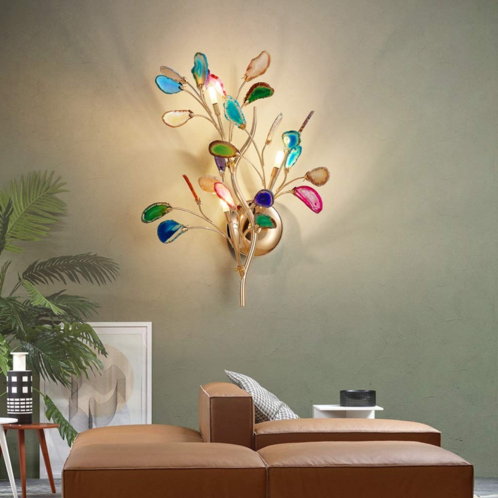 Nordic Tree Branch Wall Lamp - Modern LED Wall Sconce for Living Room, Bedroom & Hallway - Adjustable Dimmable Bedside Lighting Fixture - Perfect for Home Decor, Reading Nook & Cozy Ambiance