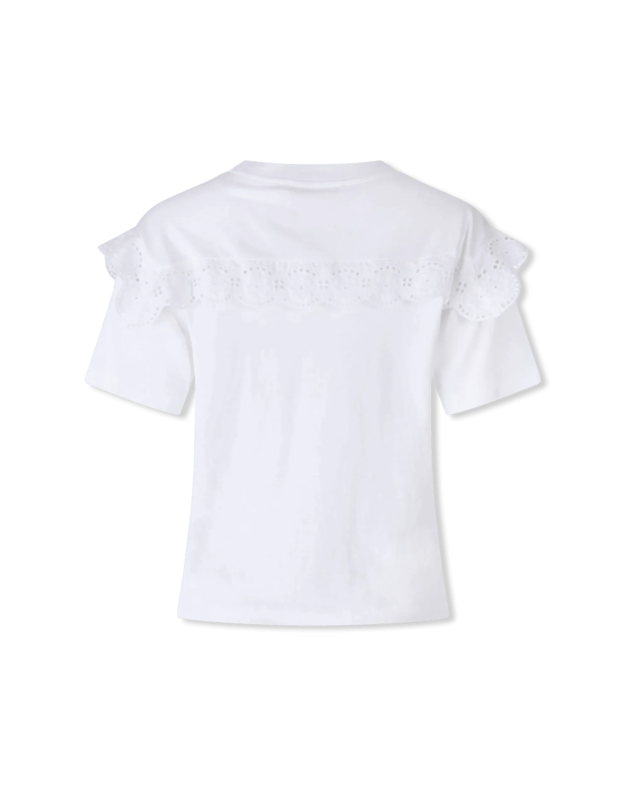 Stylish Eyelet Embroidered Cotton T-Shirt for Women | Breathable Summer Top | Casual & Boho Fashion | Perfect for Outings, Beach & Date Nights