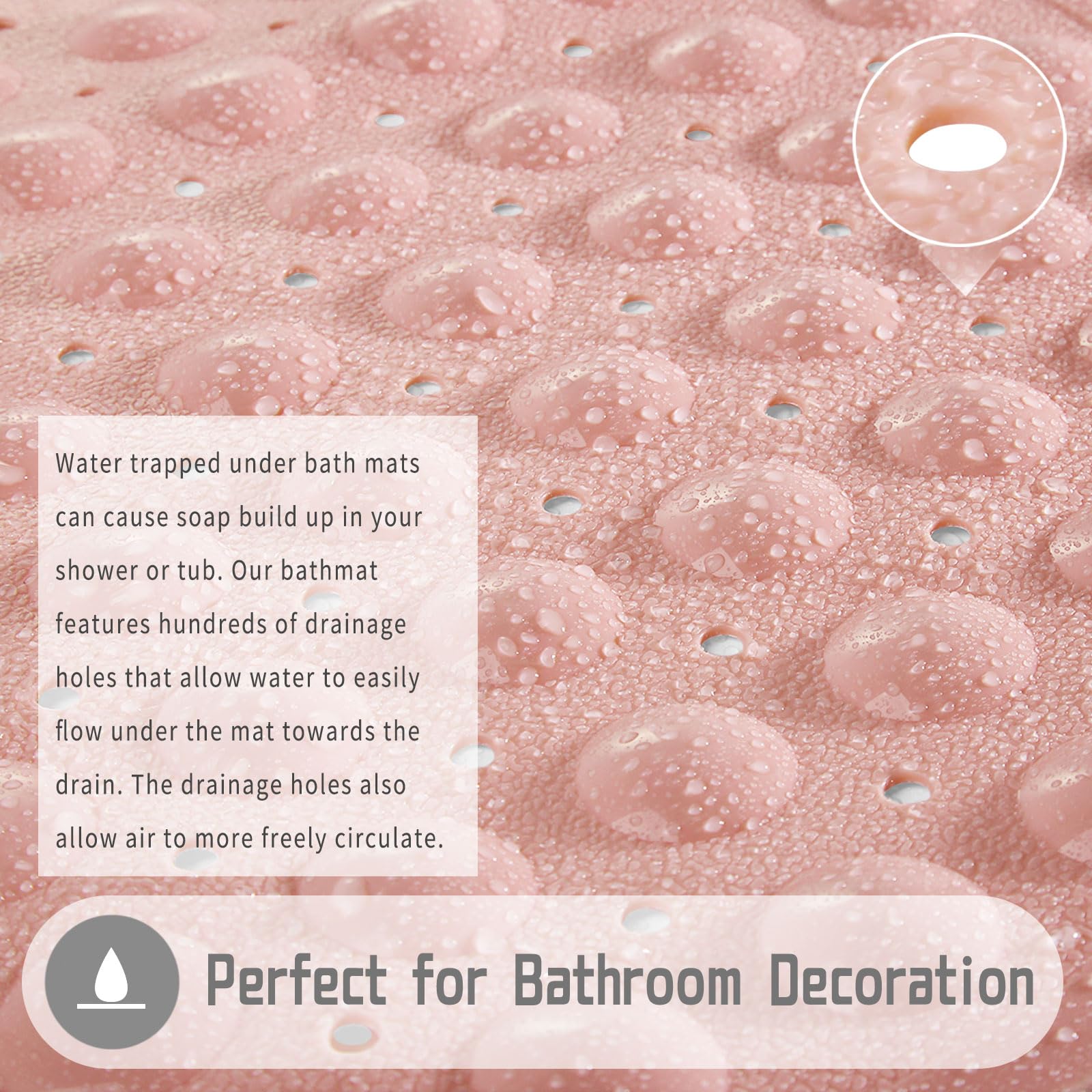 Non-Slip Shower Mat for Bathtub - 40